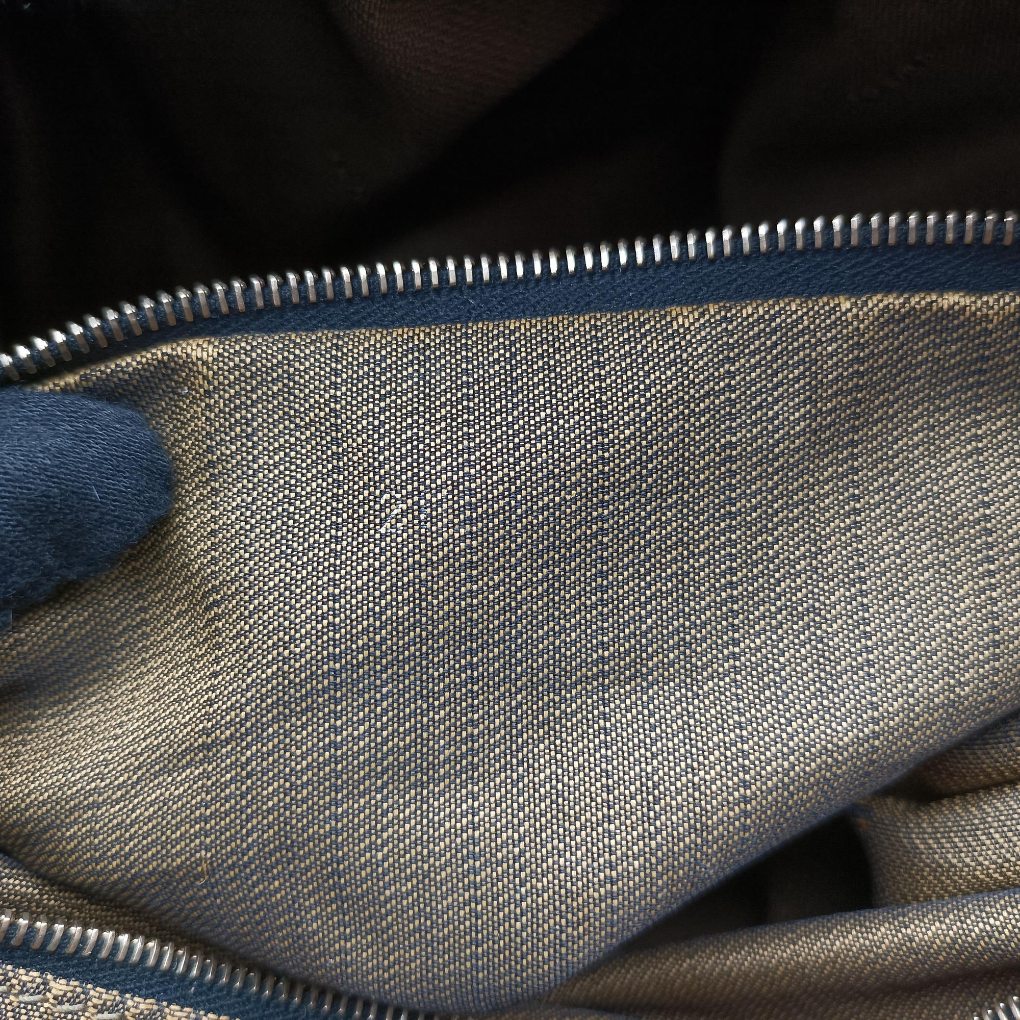 Zucca Print Brown canvas Lot number unknownズッカ プリント ブラウン キャンバス 製番不明