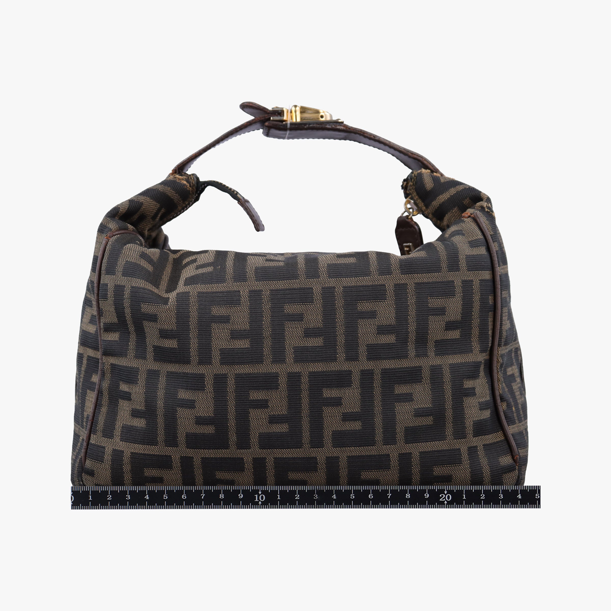 Zucca Print Brown canvas Lot number unknownズッカ プリント ブラウン キャンバス 製番不明