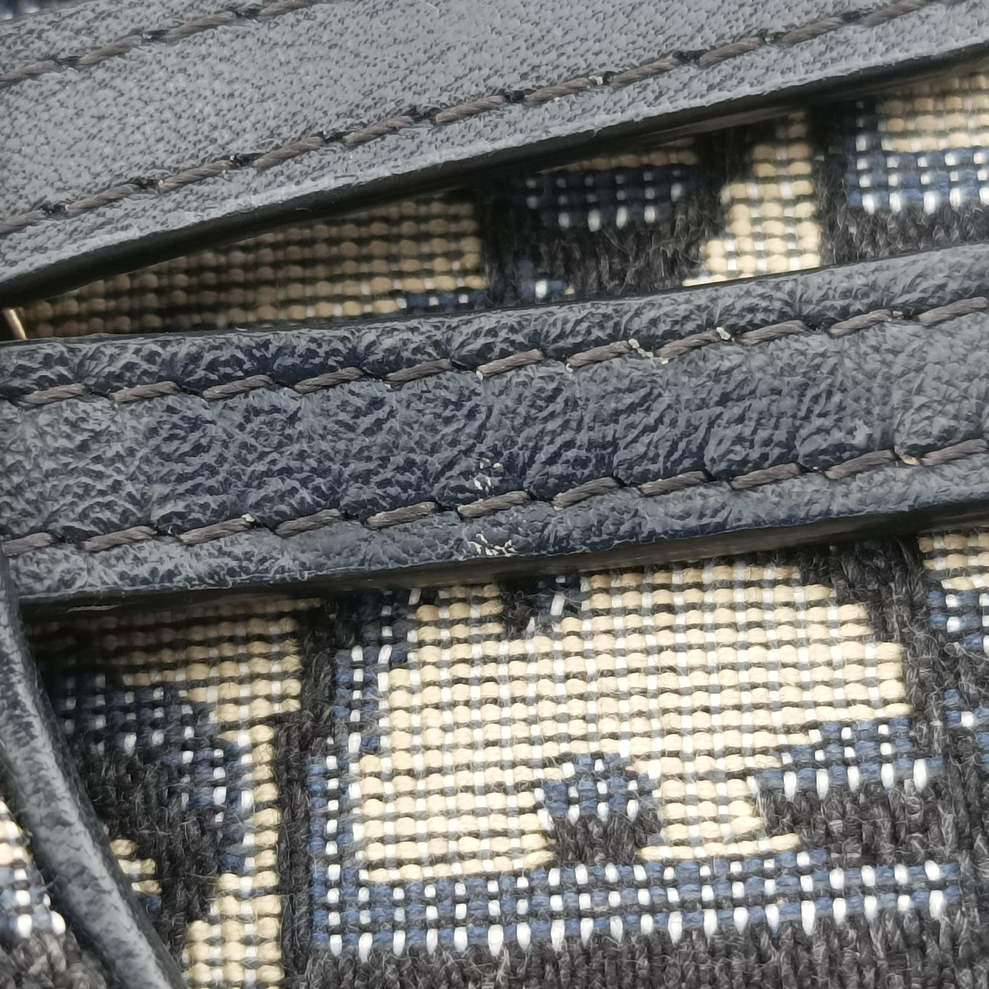 Saddle Navy×Gray jacquard 12-MA-0290サドル ネイビー×グレー ジャガード 12-MA-0290