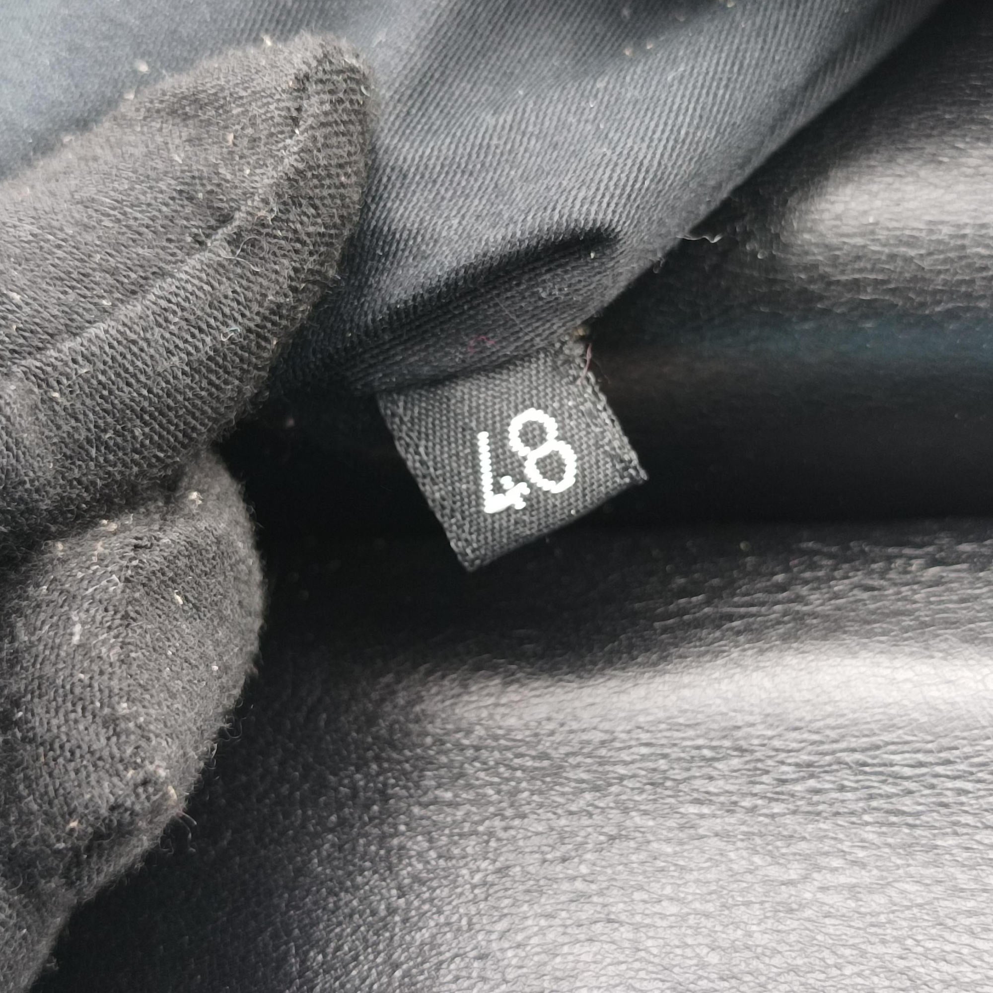 SICILY Black Leather×Crochet 48シシリー ブラック レザー×クロッシェ 48