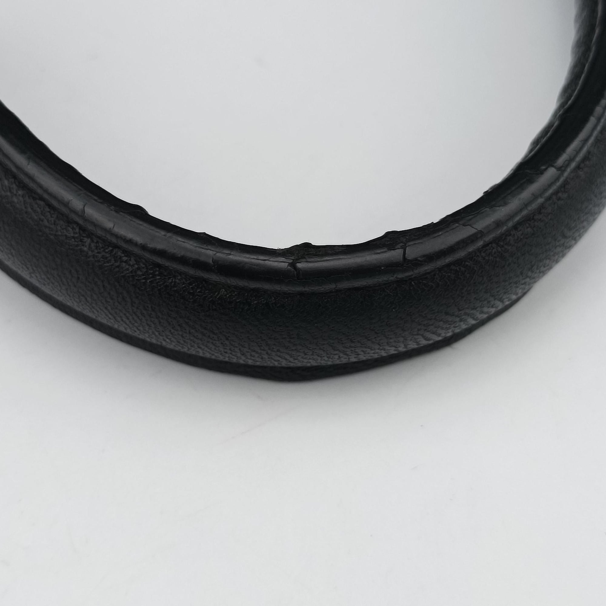 SICILY Black Leather×Crochet 48シシリー ブラック レザー×クロッシェ 48