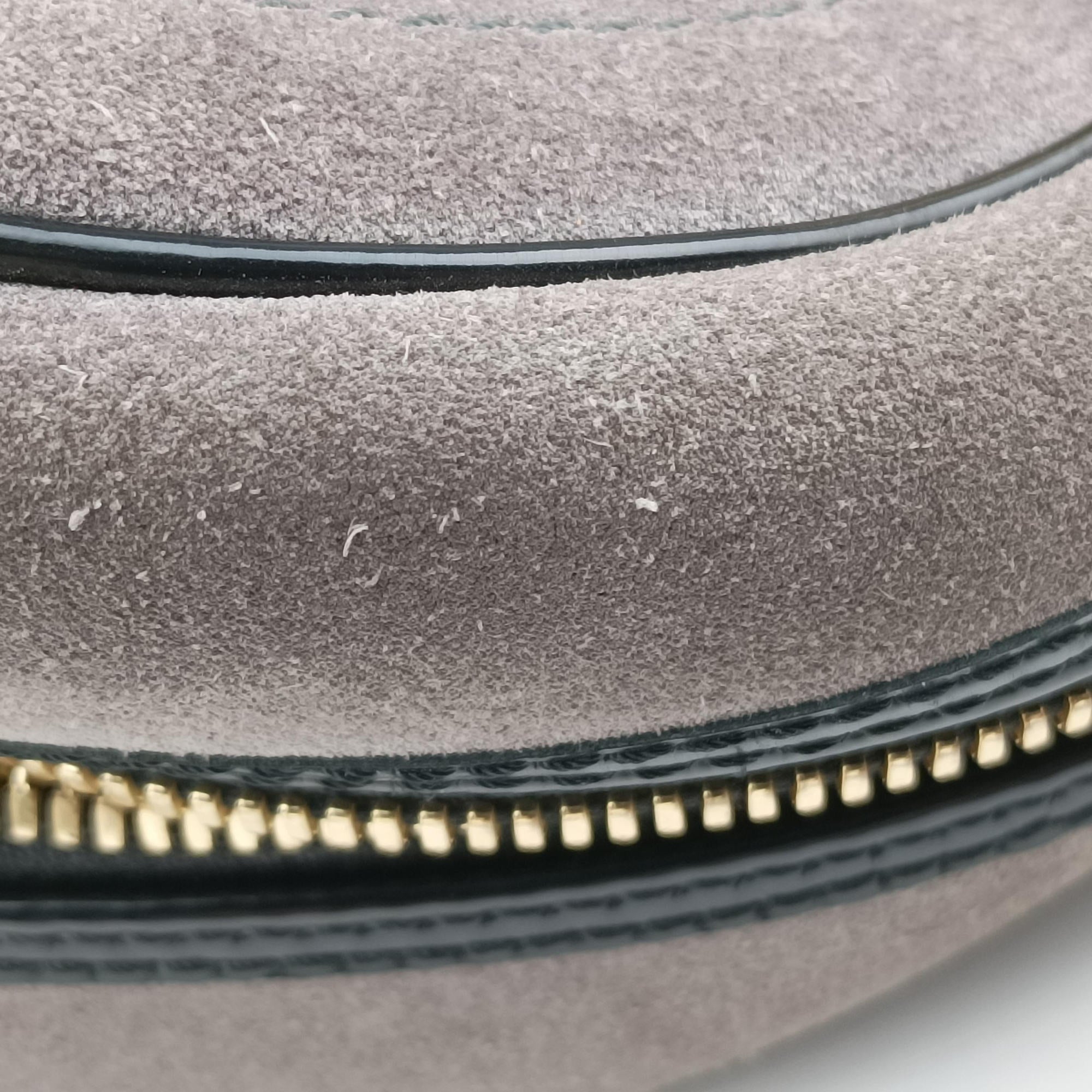 Havane Stamped Trunk BowlerGreySuede× LeatherM95237LM0076ハヴァン スタンプド トランク ボウラーグレースエード × レザーM95237LM0076