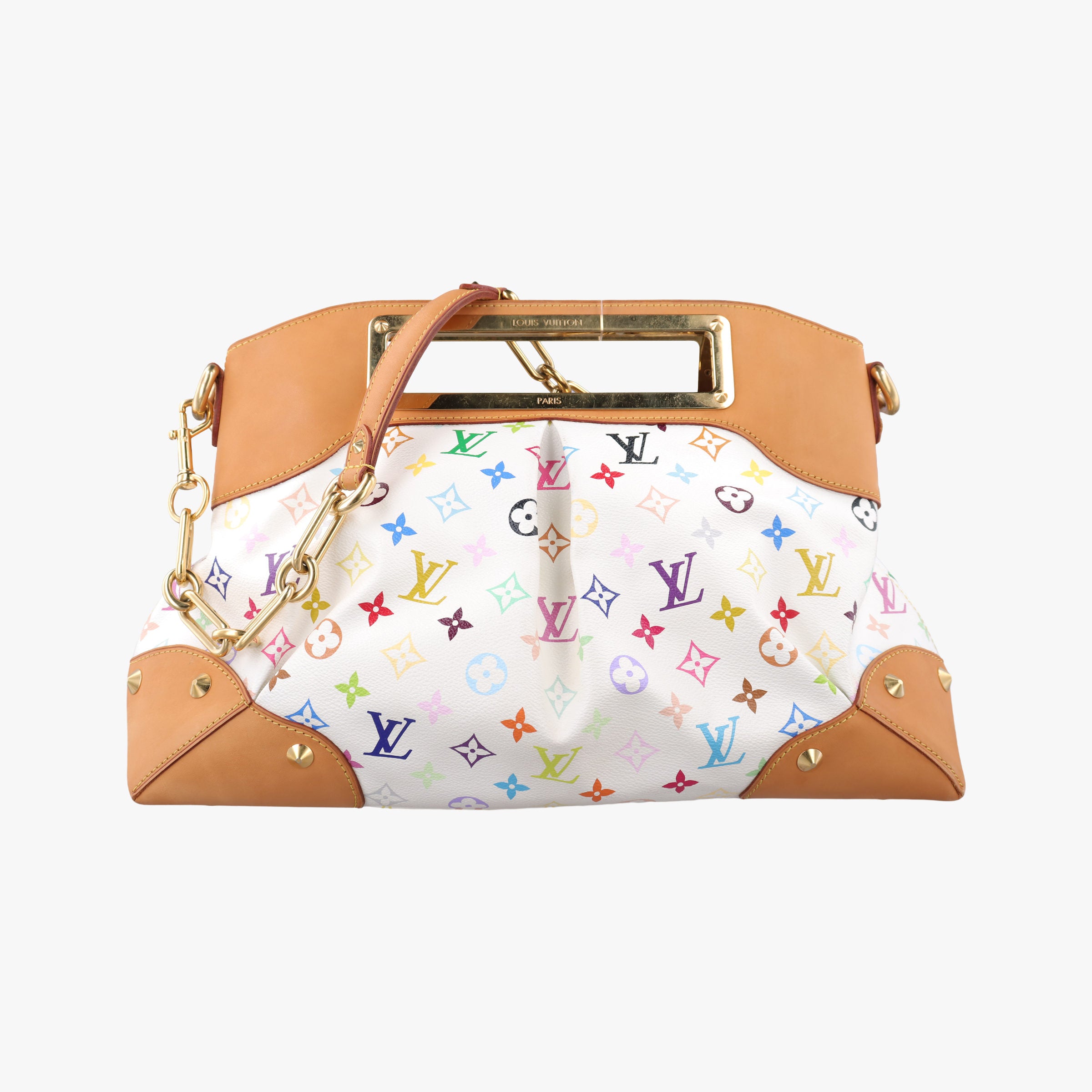 JUDY MM white Monogram Multicolor M40255 Lot number unknownジュディMM ブロン モノグラム マルチカラー M40255 製番不明