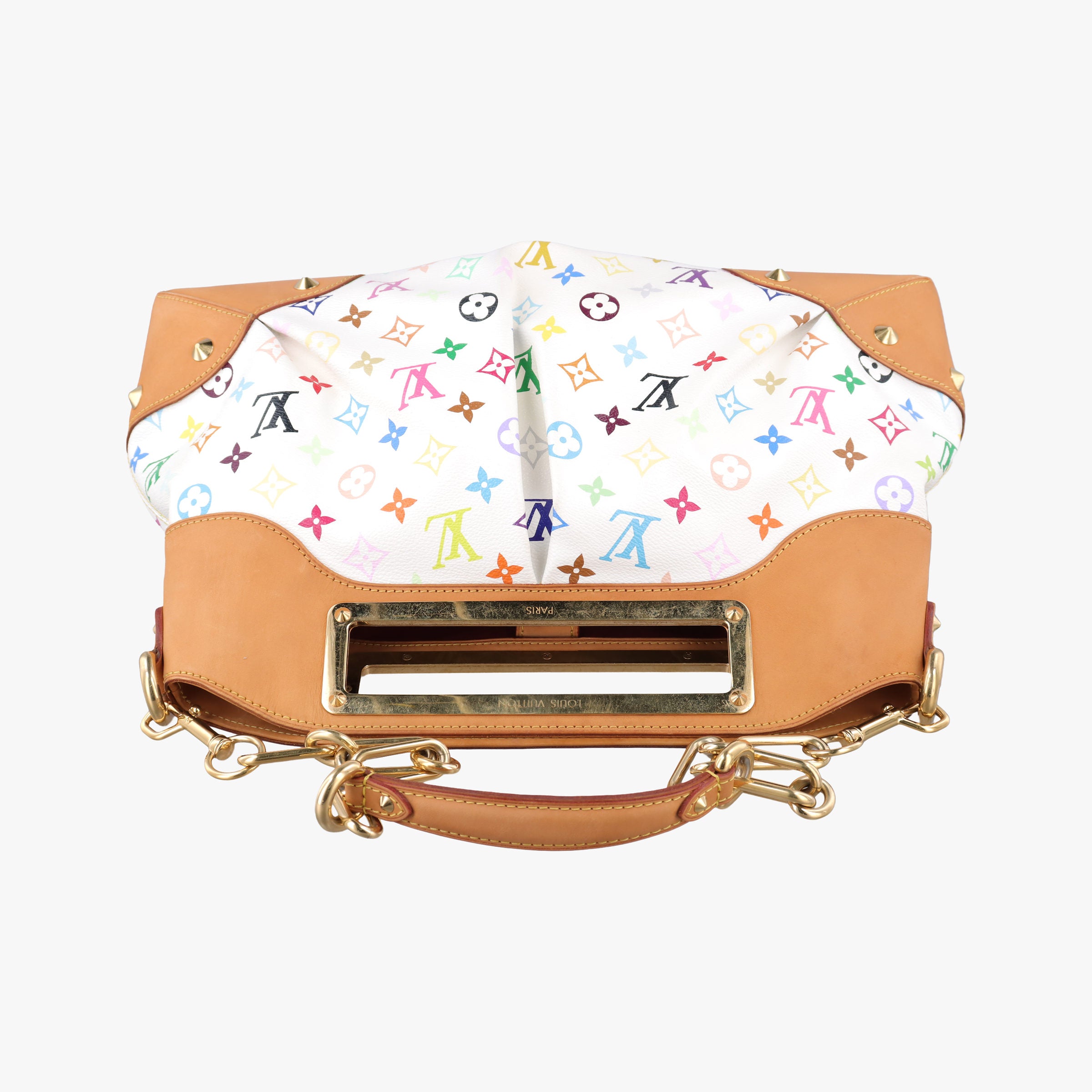 JUDY MM white Monogram Multicolor M40255 Lot number unknownジュディMM ブロン モノグラム マルチカラー M40255 製番不明