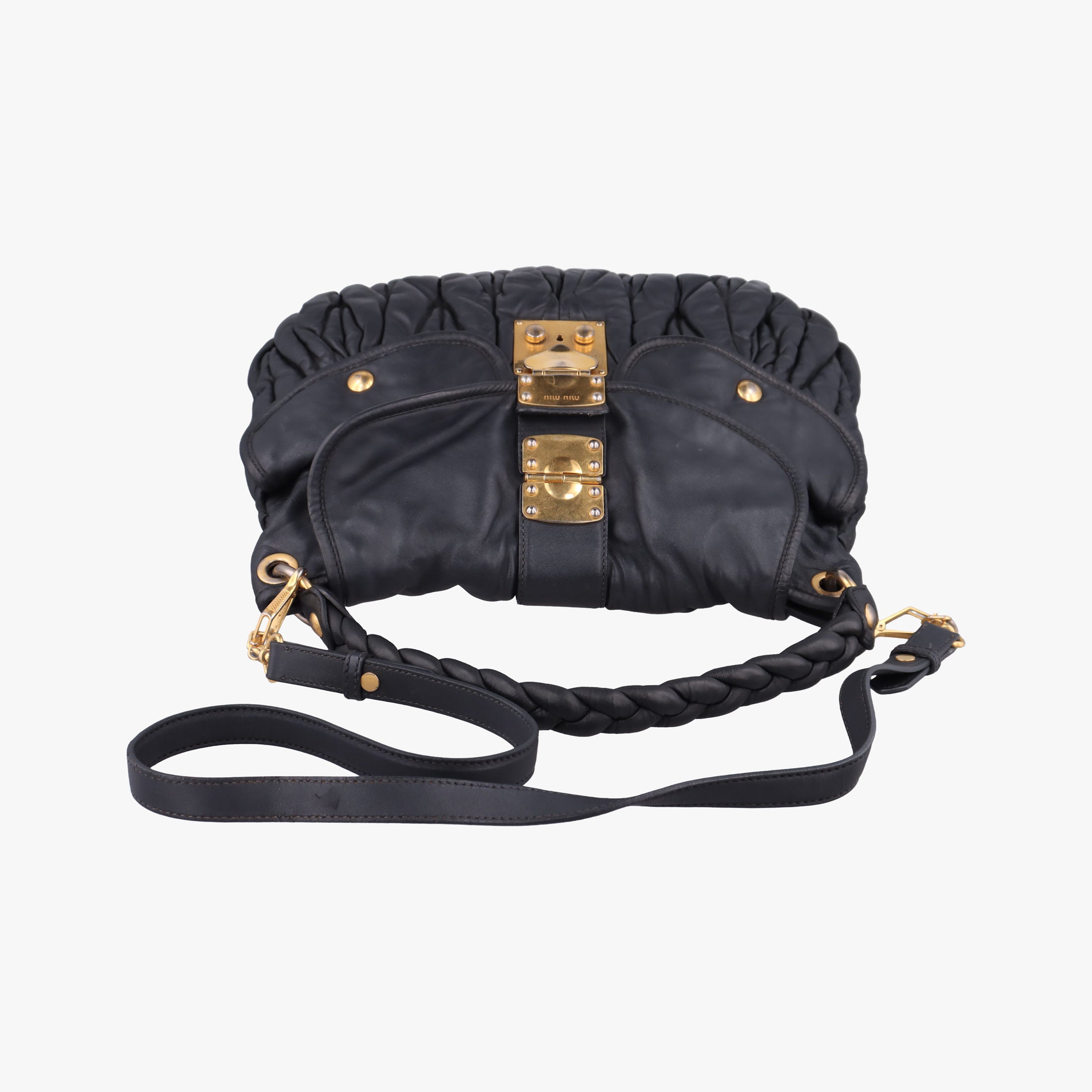 Coffer Matelasse Black Leather 194コッファー マテラッセ ブラック レザー 194