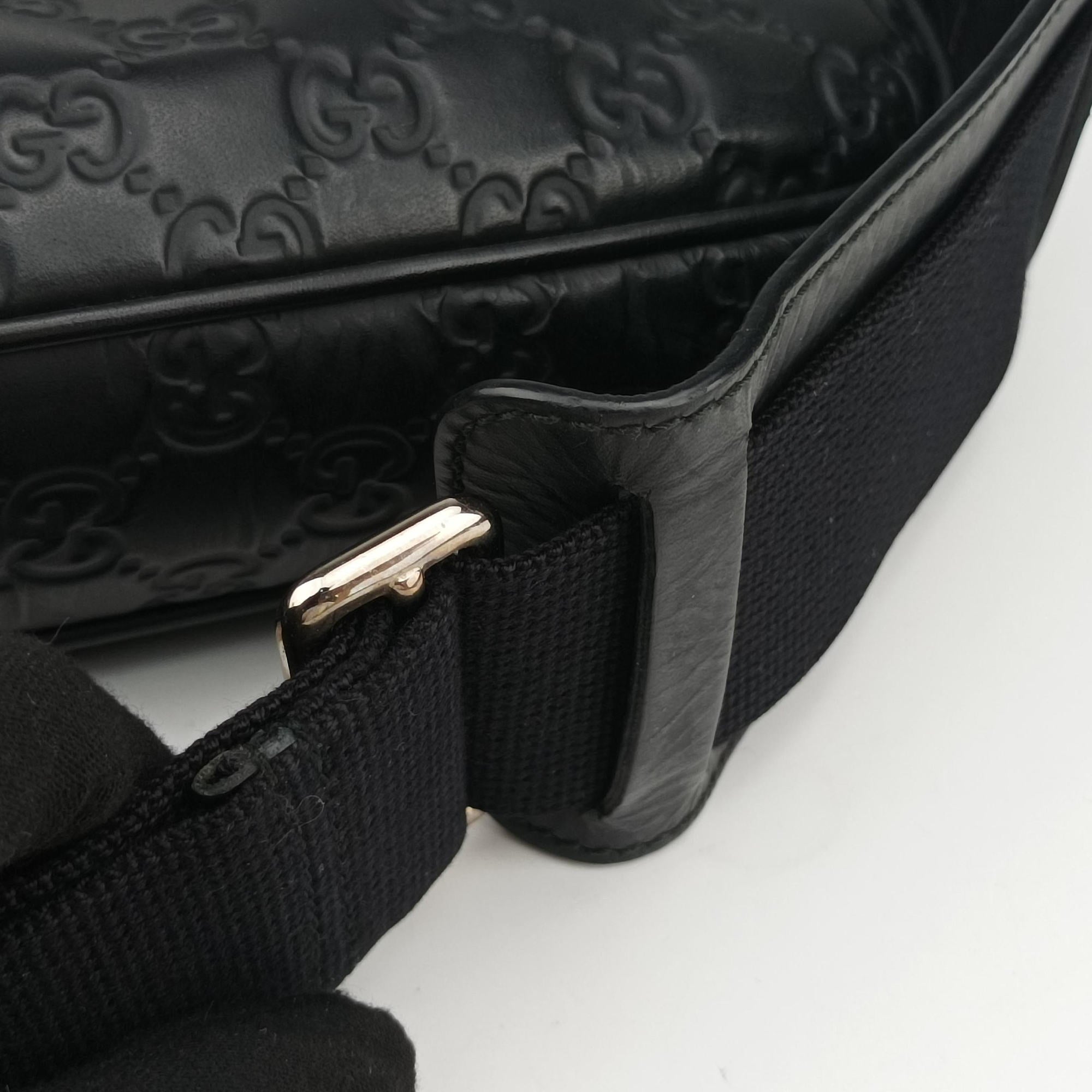 Guccissima Briefcase Business Black Leather 328937 C018699206グッチシマ ブリーフケース ビジネス ブラック レザー 328937 C018699206
