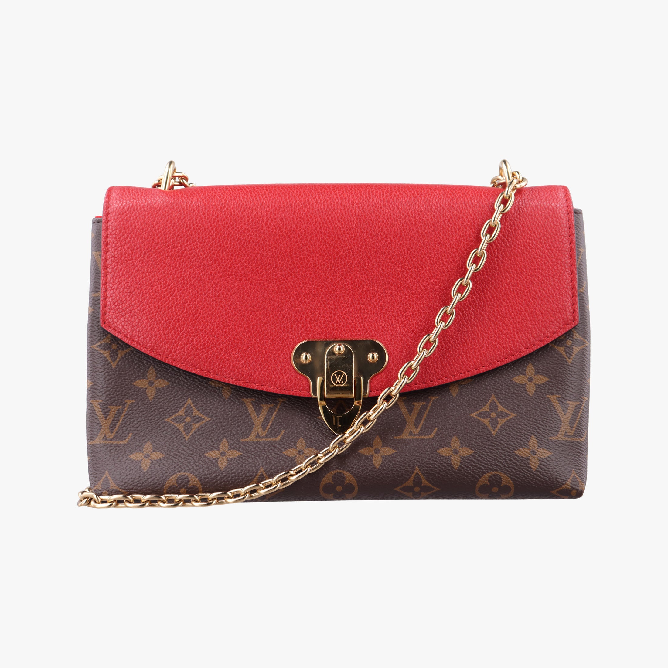 SAINT PLACIDE brown×CERISE Monogram Canvas×calf leather M43713 CA1109サンプラシード モノグラム/ブラウン×スリーズ モノグラムキャンバス×カーフレザー M43713 CA1109