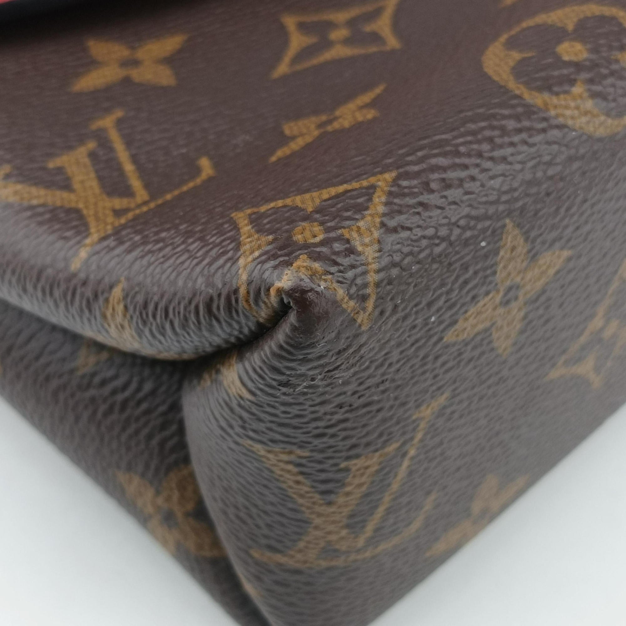 SAINT PLACIDE brown×CERISE Monogram Canvas×calf leather M43713 CA1109サンプラシード モノグラム/ブラウン×スリーズ モノグラムキャンバス×カーフレザー M43713 CA1109