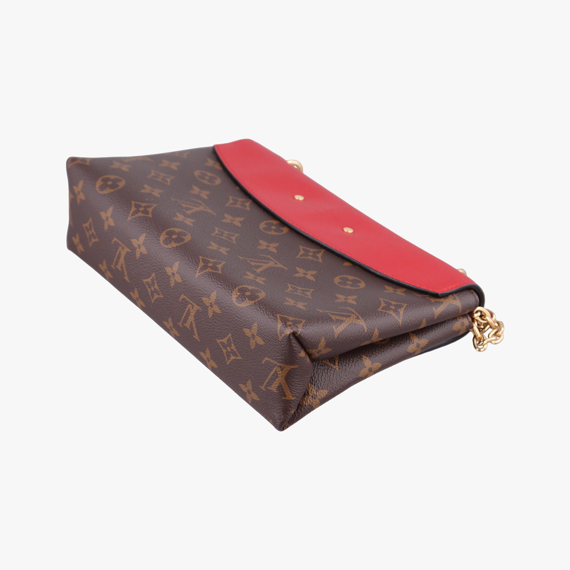SAINT PLACIDE brown×CERISE Monogram Canvas×calf leather M43713 CA1109サンプラシード モノグラム/ブラウン×スリーズ モノグラムキャンバス×カーフレザー M43713 CA1109