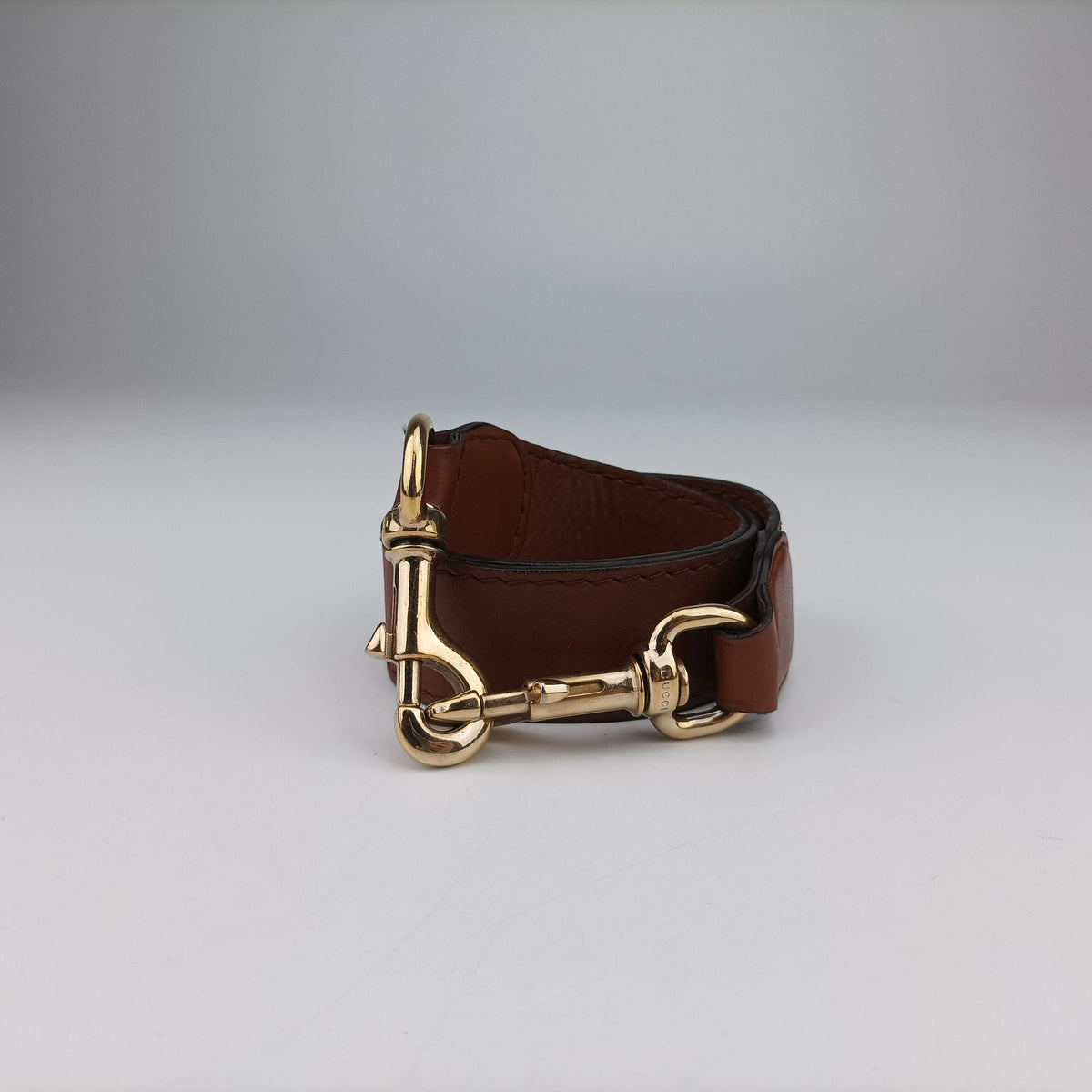 New Jackie White × Brown denim×leather 246907 E010897729ニュージャッキー ホワイト×ブラウン デニム×レザー 246907 E010897729