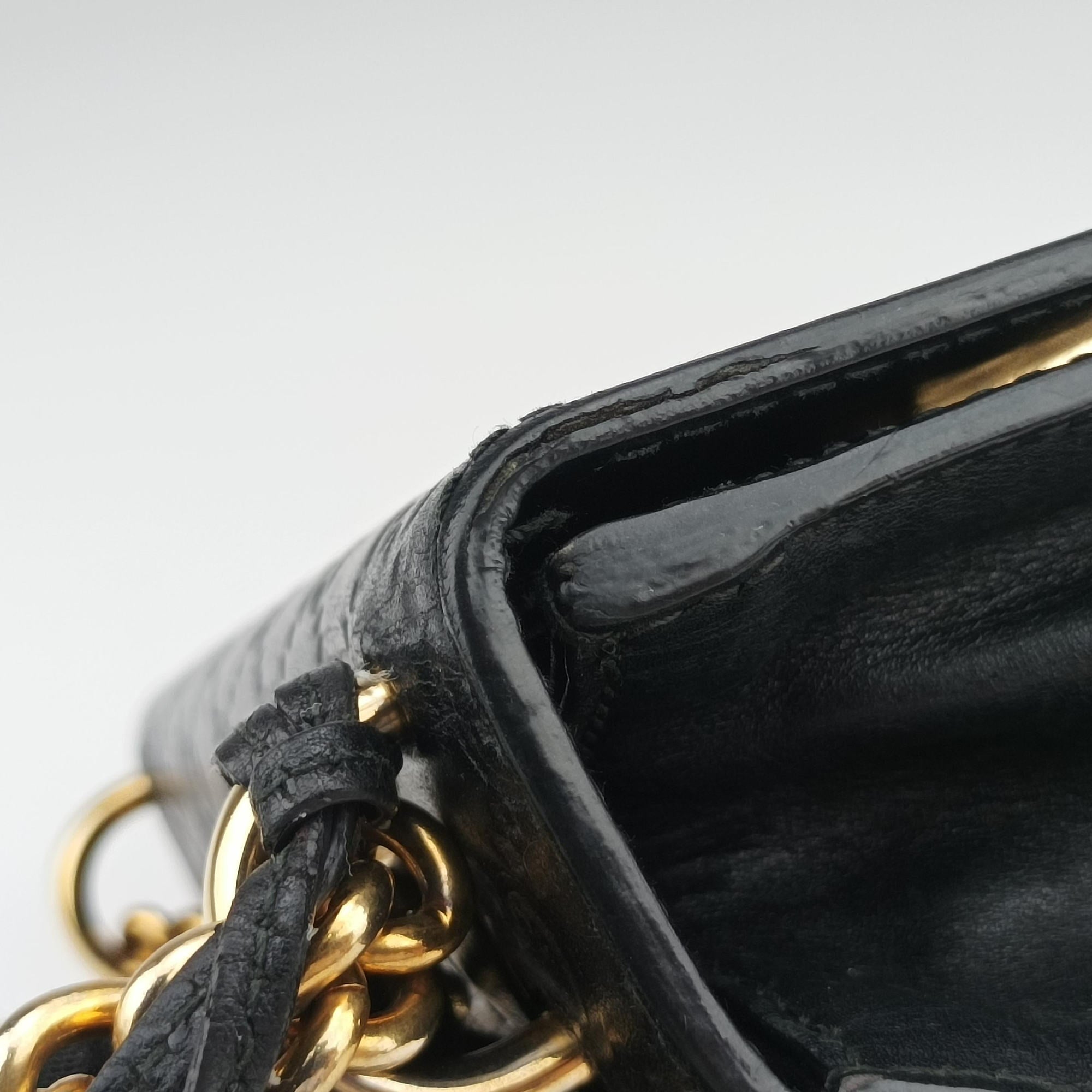 Padlock Black Leather 409487 D028002595パドロック ブラック レザー 409487 D028002595