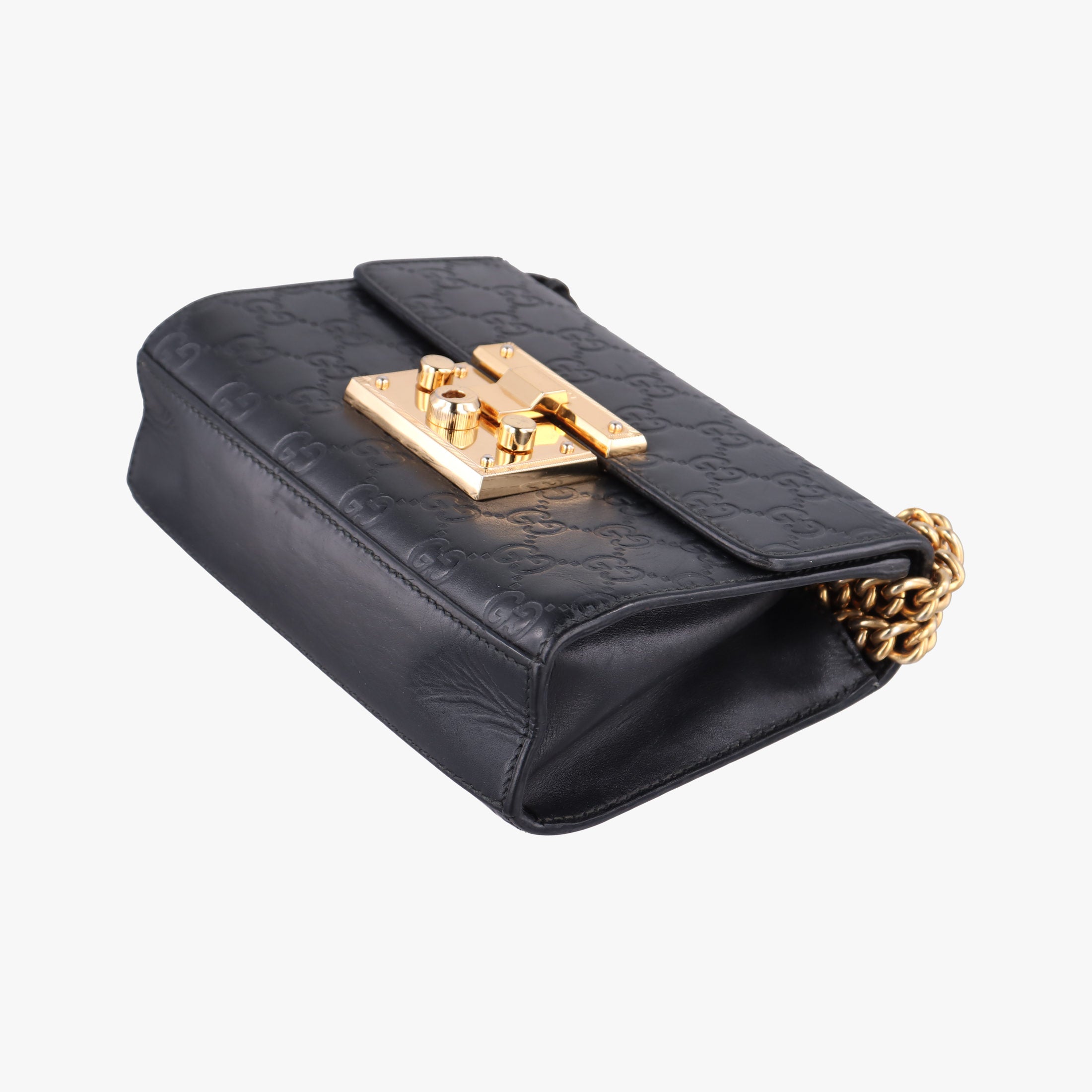 Padlock Black Leather 409487 D028002595パドロック ブラック レザー 409487 D028002595