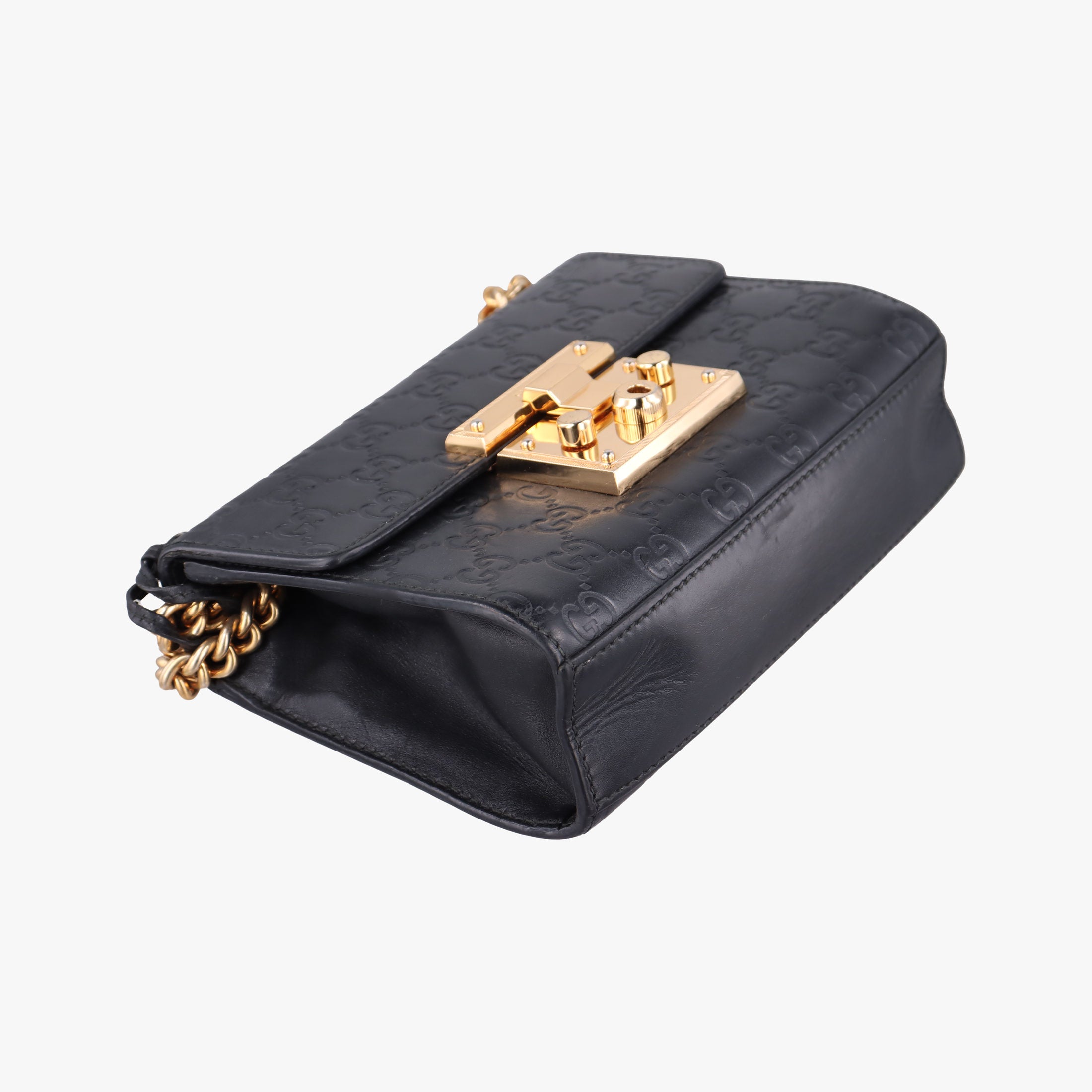 Padlock Black Leather 409487 D028002595パドロック ブラック レザー 409487 D028002595
