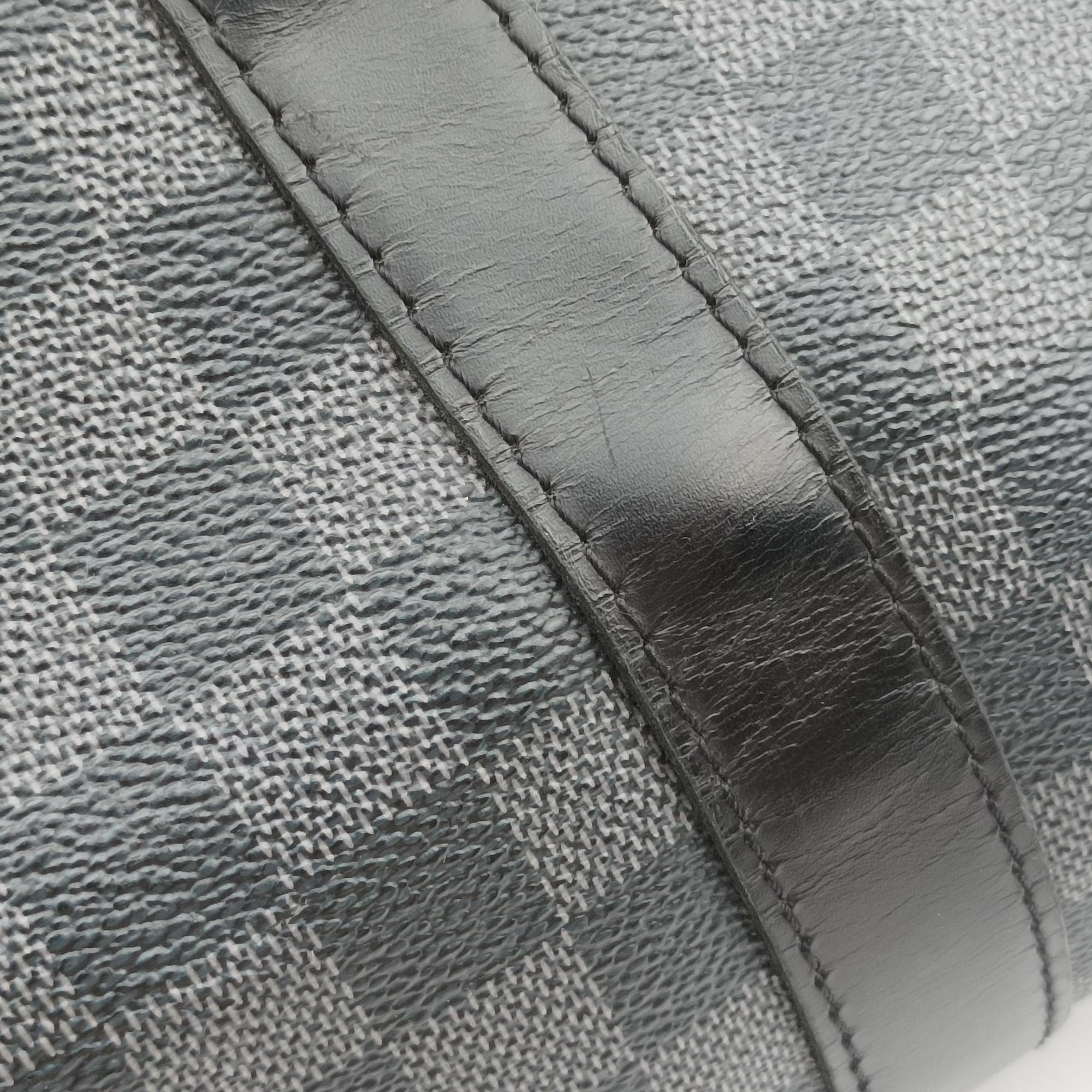 Keepall Bandouliere 45 Noir Damier Graphite N41418 MB4088キーポルバンドリエール45 ノワール ダミエグラフィット N41418 MB4088