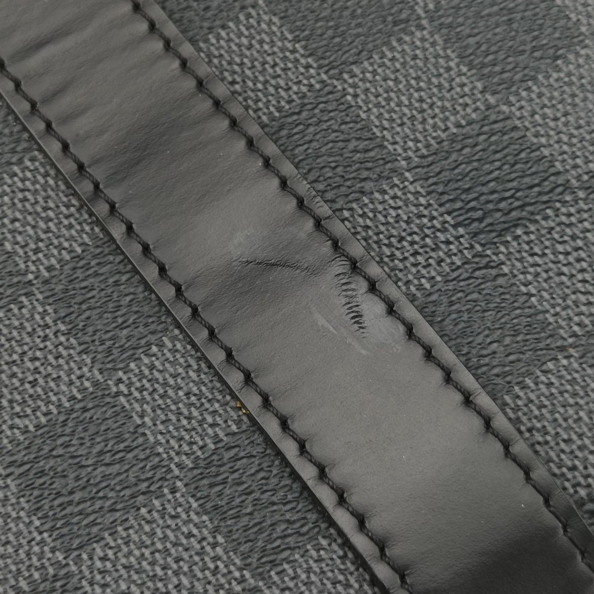 Keepall Bandouliere 45 Noir Damier Graphite N41418 MB4088キーポルバンドリエール45 ノワール ダミエグラフィット N41418 MB4088