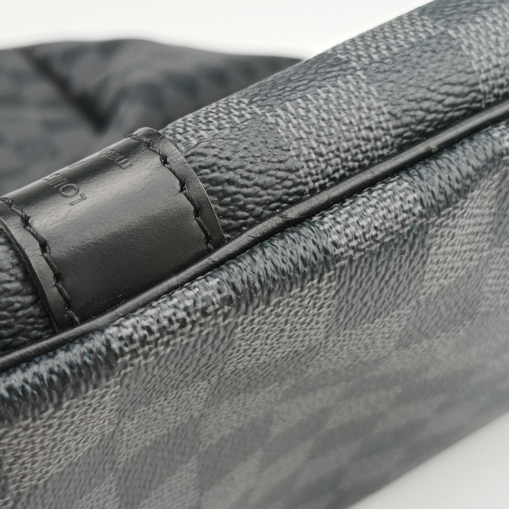 Keepall Bandouliere 45 Noir Damier Graphite N41418 MB4088キーポルバンドリエール45 ノワール ダミエグラフィット N41418 MB4088