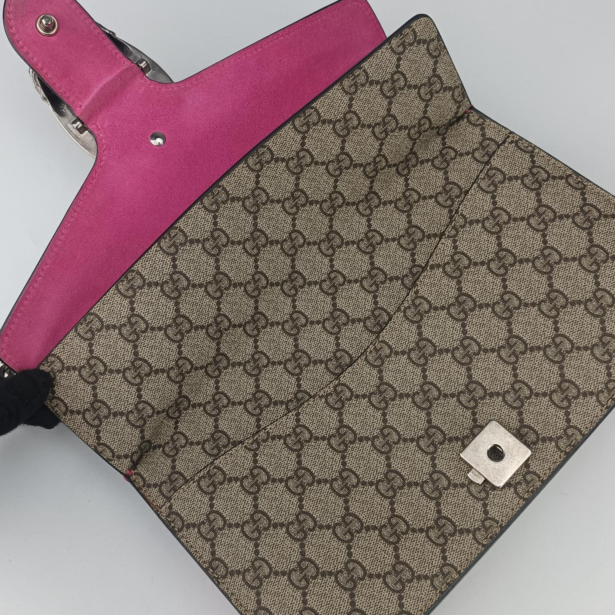 Dionysus Brown×pink PVC coated canvas×suede 400249 B020658614ディオニュソス ブラウン×ピンク PVCコーティングキャンバス×スエード 400249 B020658614