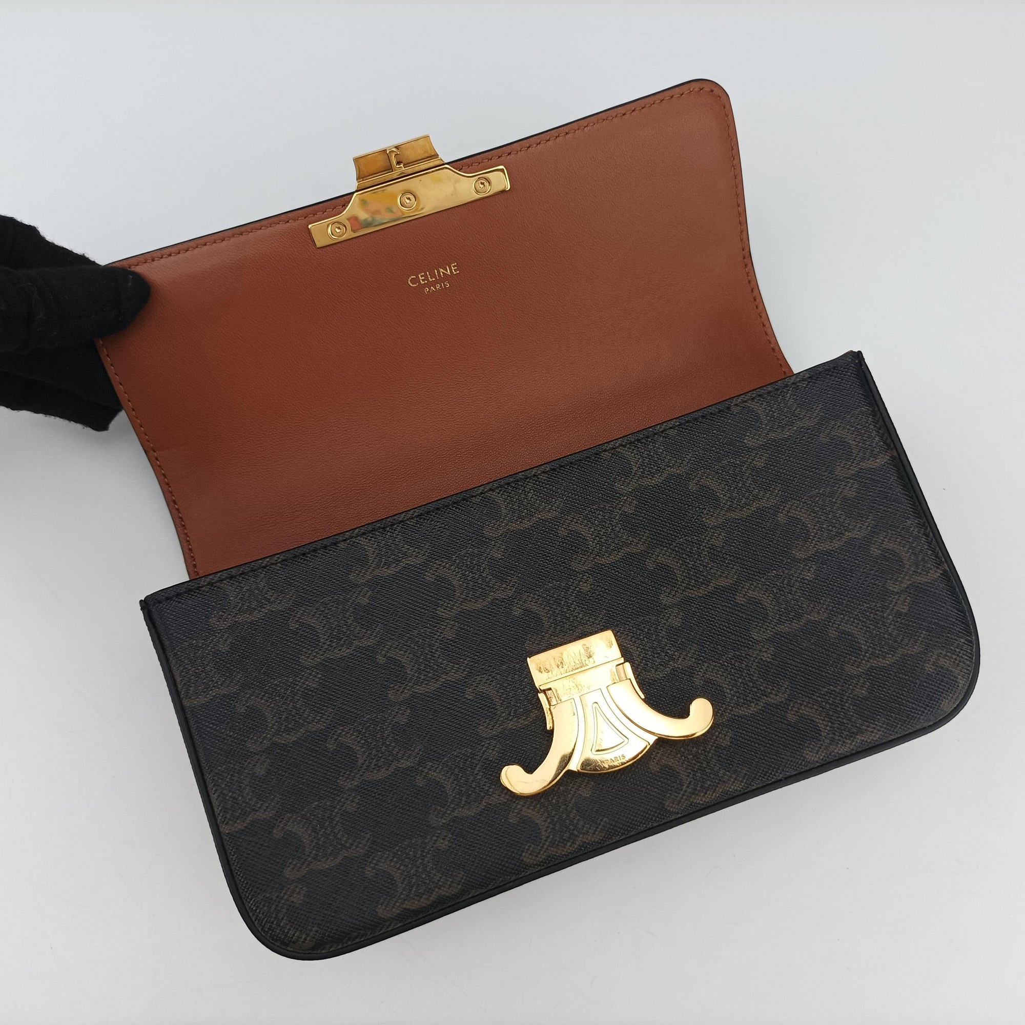 Claude Triomphe Brown PVC coated canvas U-LM-0282クロード トリオンフ ブラウン PVCコーティングキャンバス U-LM-0282