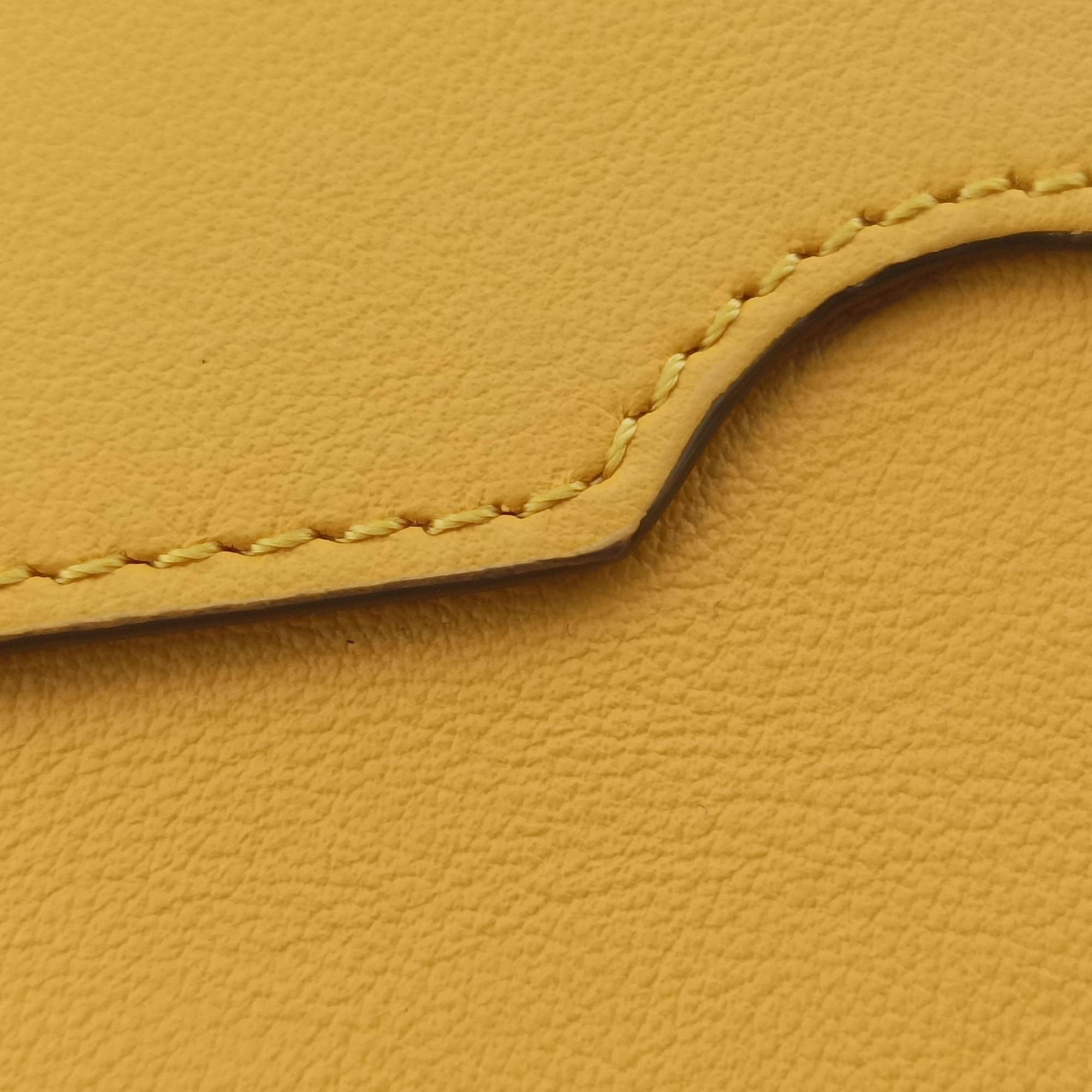 Aurock Camera Case Mini Yellow Suede × Leather 8BS058 8BS058 AHSB 219-8241オーロック カメラケースミニ イエロー スエード × レザー 8BS058 8BS058 AHSB 219-8241