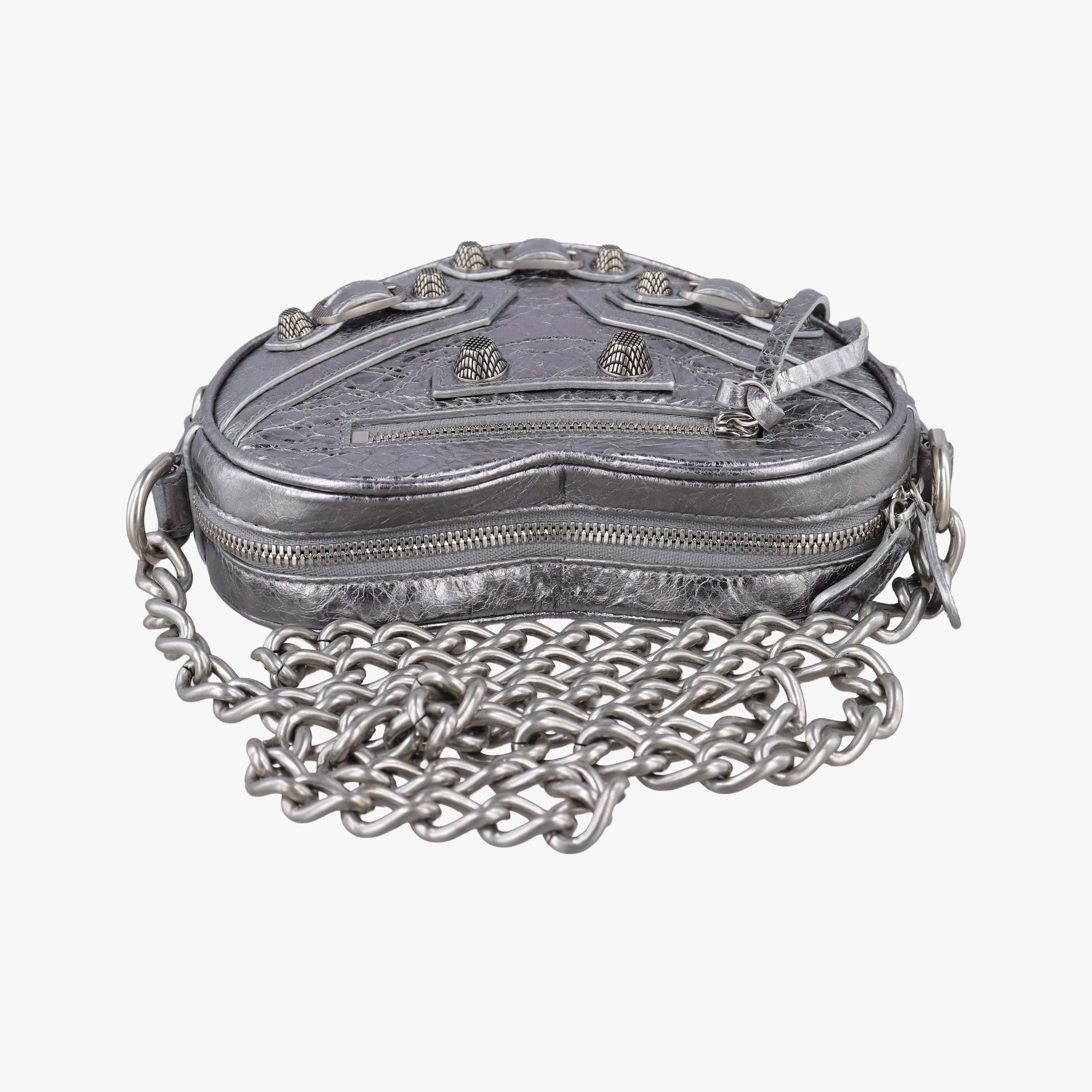 Heart mini Silver Lambskin 722781.8103.P.000959ハート ミニ シルバー ラムスキン 722781.8103.P.000959