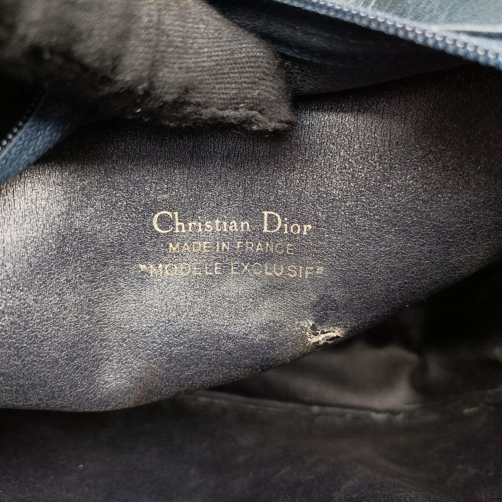 Trotter Navy Oblique Jacquard Canvas × Leather トロッター ネイビー ジャガードキャンバス × レザー