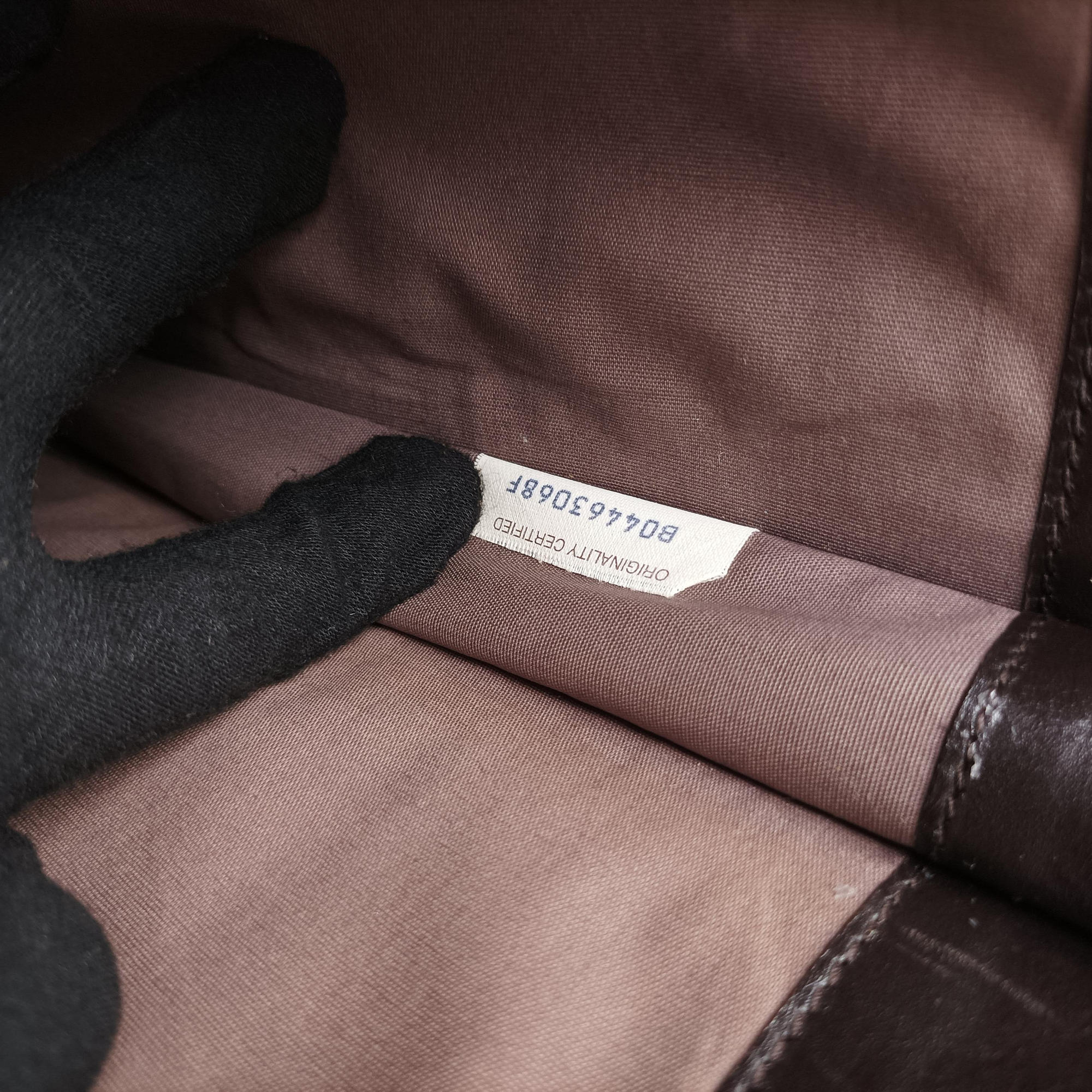Intrecciato Brown lambskin B04463068Fイントレチャート ブラウン ラムスキン B04463068F