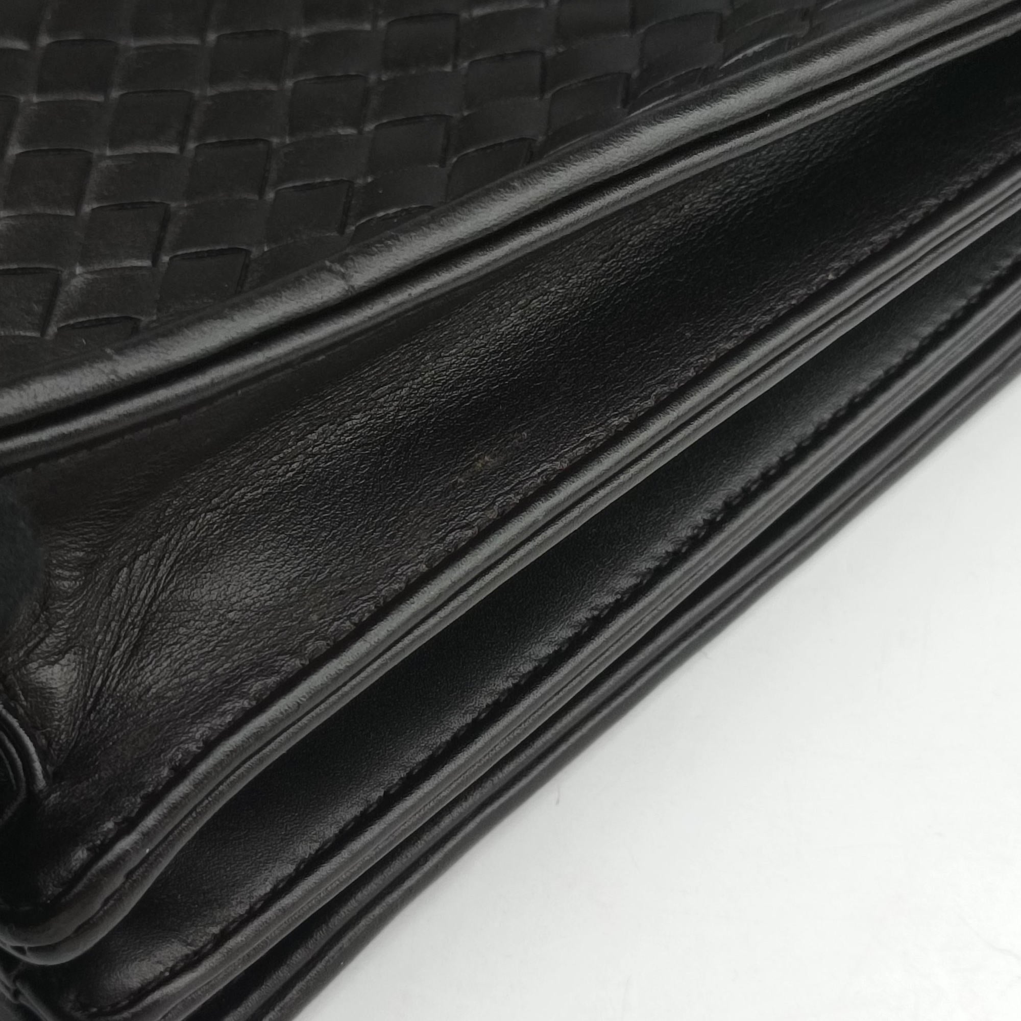 Intrecciato Brown lambskin B04463068Fイントレチャート ブラウン ラムスキン B04463068F