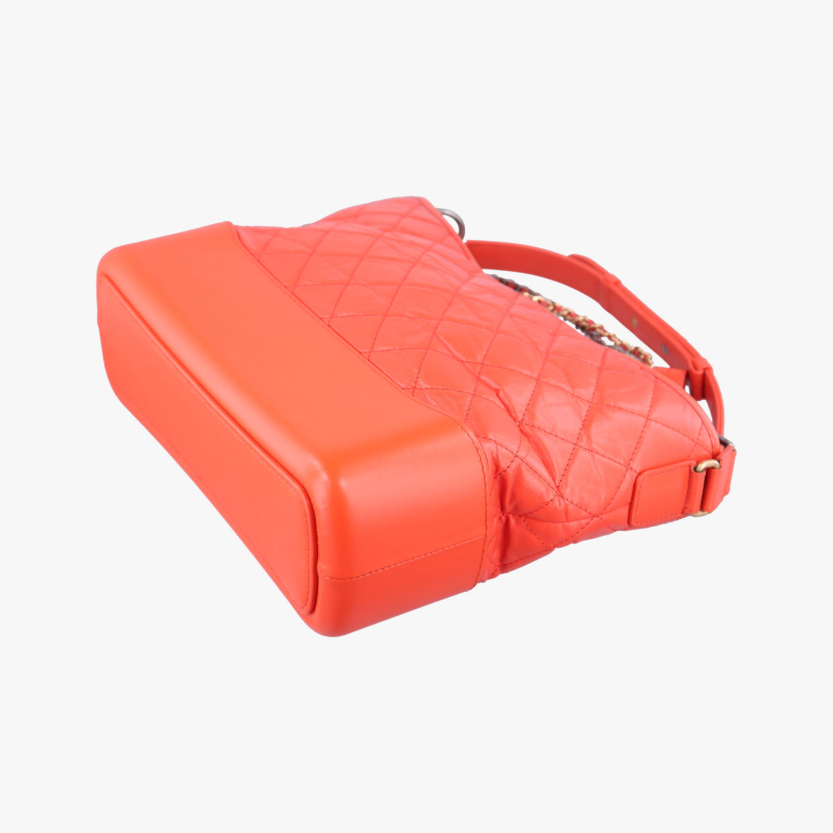 Secondhand Chanel GABRIELLE Orange lambskin A93824 shoulderbag | stylenewstar