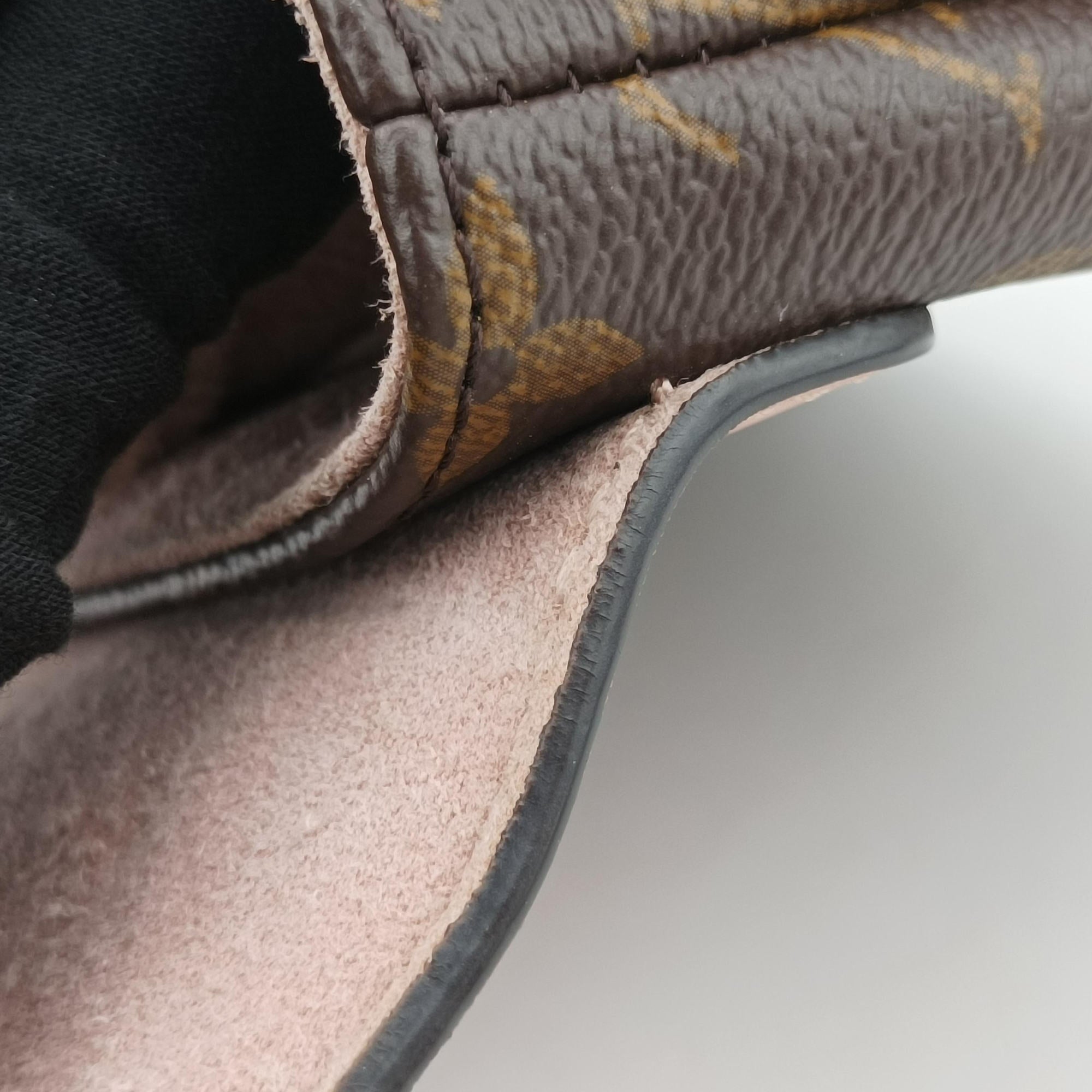LOCKY BB Brown×ROSE POUDRE Monogram Canvas×calf leather M44080 FL2149 IC ChipロッキーBB モノグラム/ブラウン×ローズプードル モノグラムキャンバス×カーフレザー M44080 FL2149 ICチップ