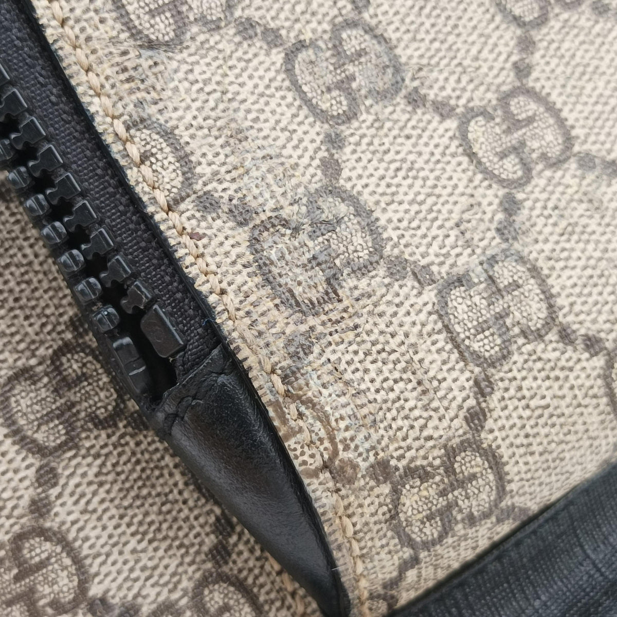 GG Supreme Tian Brown PVC coated canvas 429020 F020791931GGスプリームティアン ブラウン PVCコーティングキャンバス 429020 F020791931