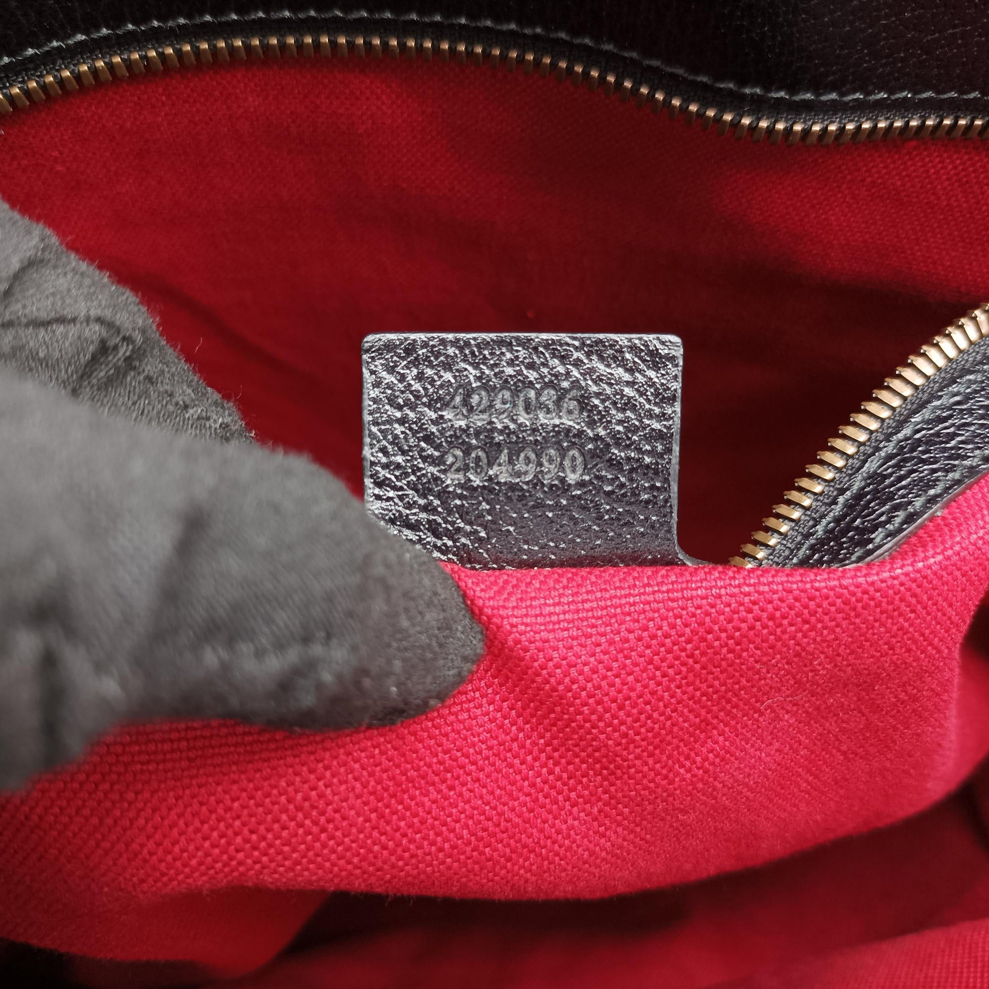 Sherry (Web) Black Leather 429036 H019015339シェリー(ウェブ) ブラック レザー 429036 H019015339