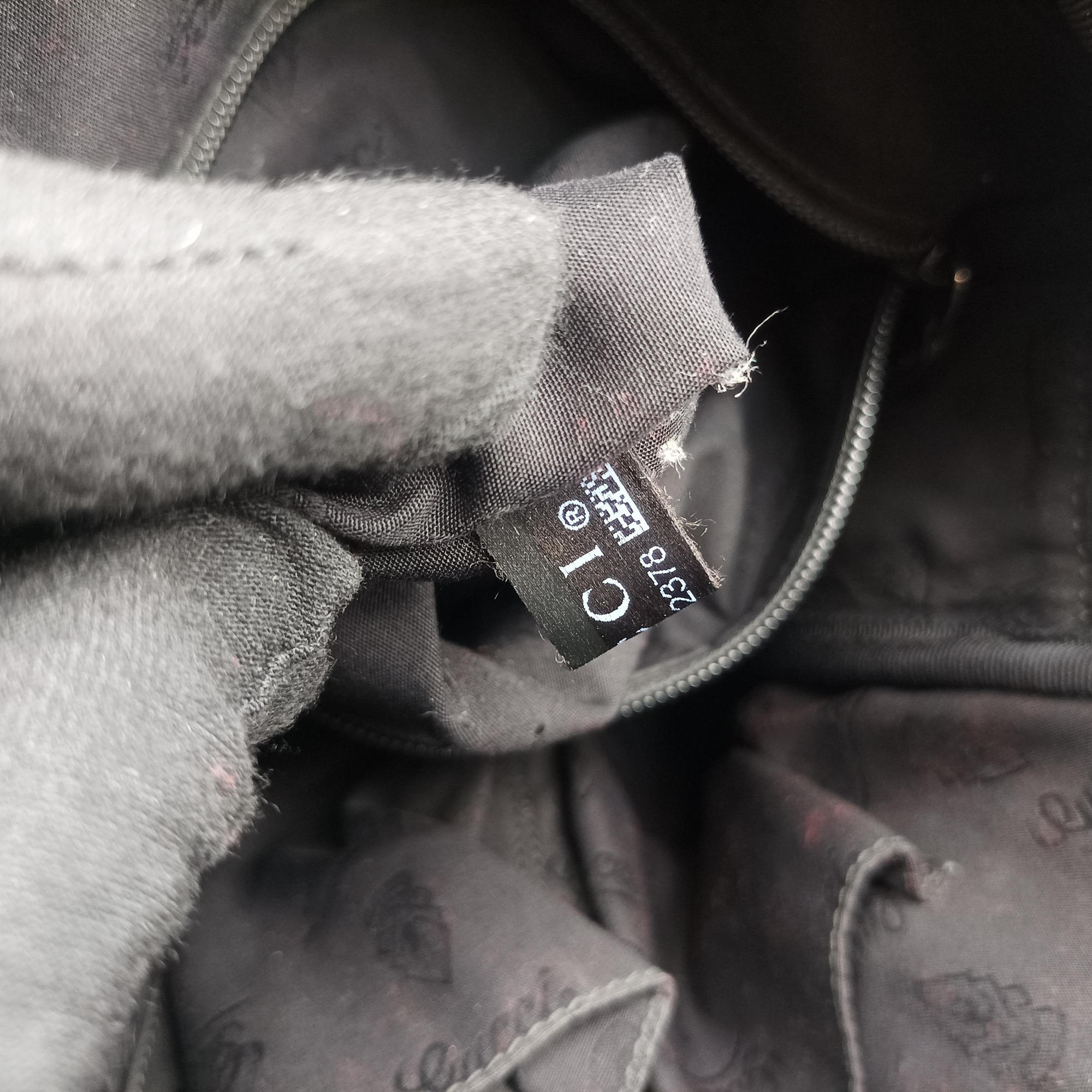 GG Imprime Messenger Black PVC coated canvas 201448 D6362378GGインプリメ メッセンジャー ブラック PVCコーティングキャンバス 201448 D6362378