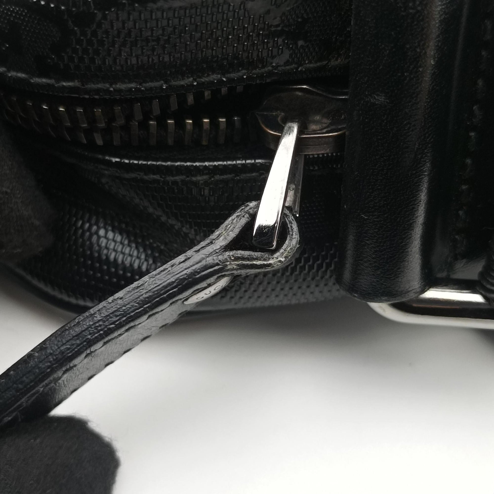 GG Imprime Messenger Black PVC coated canvas 201448 D6362378GGインプリメ メッセンジャー ブラック PVCコーティングキャンバス 201448 D6362378