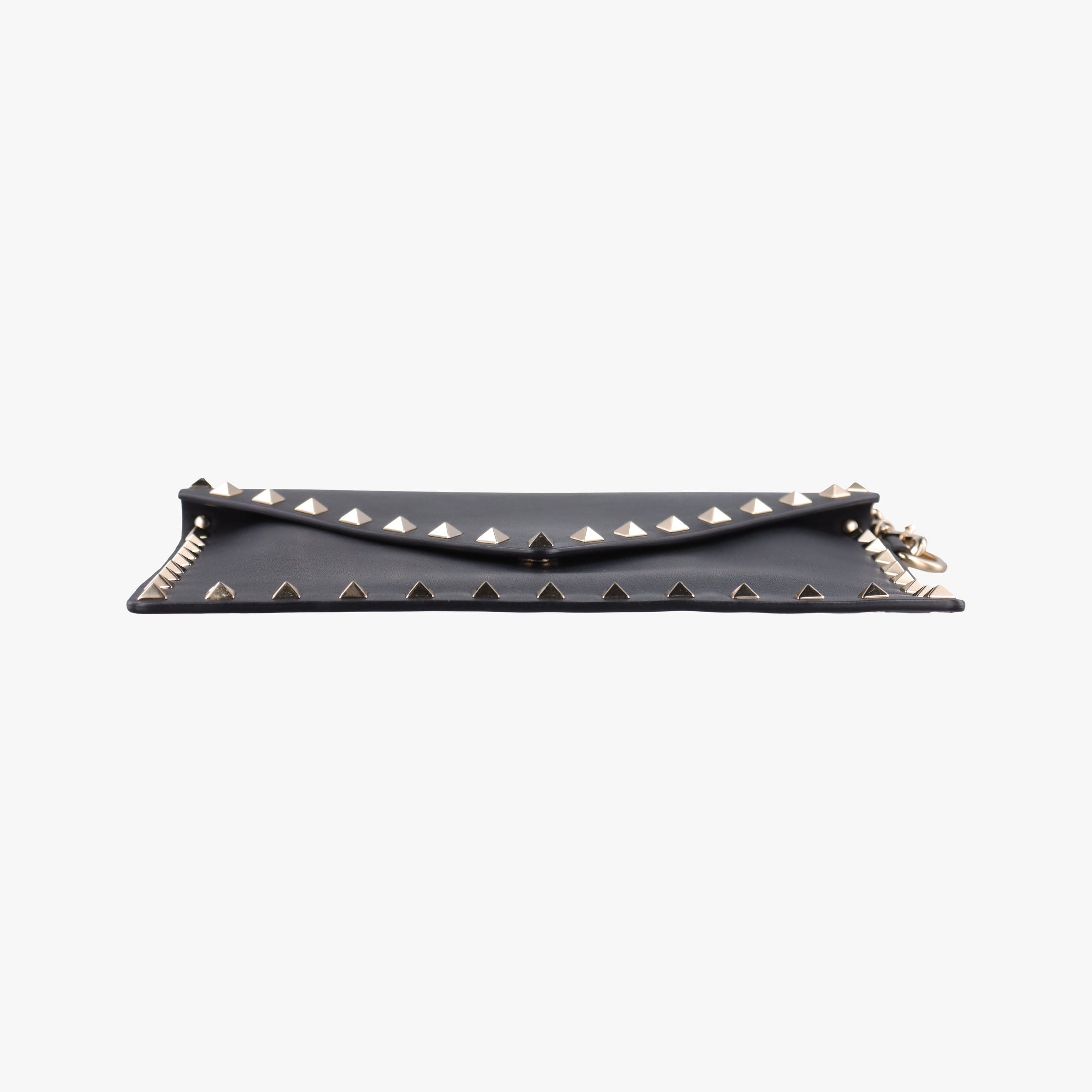 Rockstud Envelope Wallet Black leather TV-PP87BOL2ロックスタッド エンベロープウォレット ブラック レザー TV-PP87BOL2