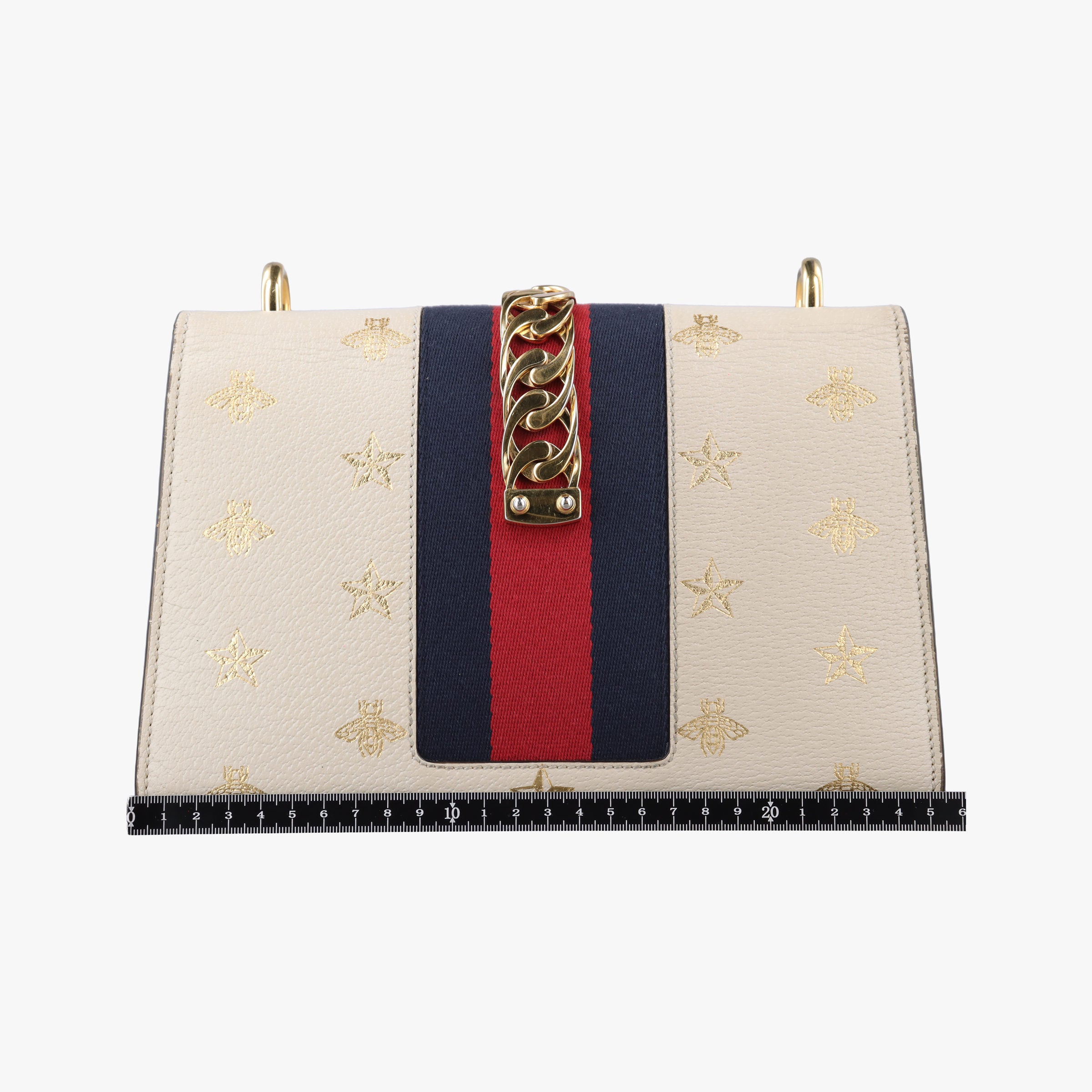 Sylvie Ivory×Navy×Red Leather 524405 F033625716シルヴィ アイボリー×ネイビー×レッド レザー 524405 F033625716