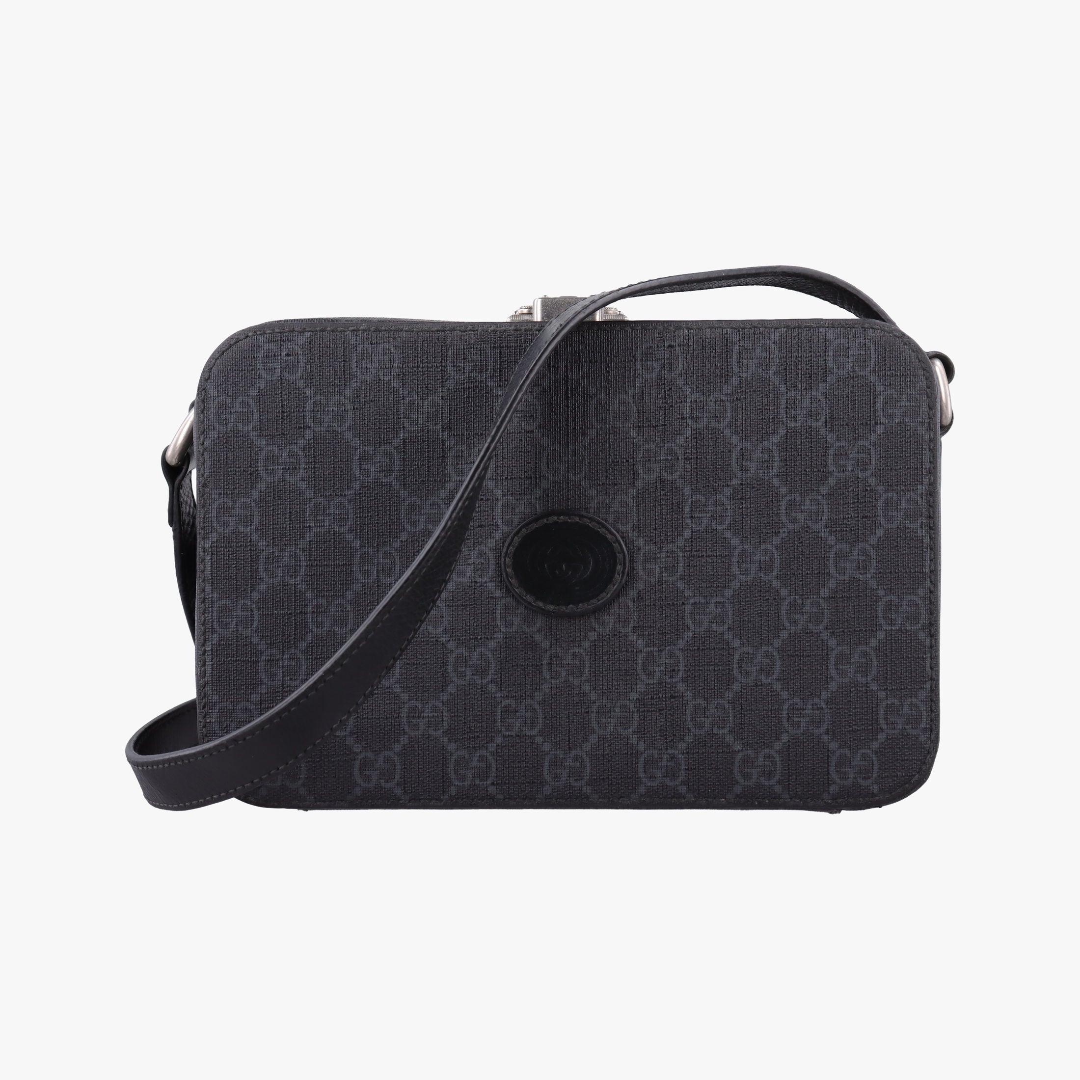 Interlocking G Grey PVC coated canvas 724717 インターロッキングG グレー PVCコーティングキャンバス 724717
