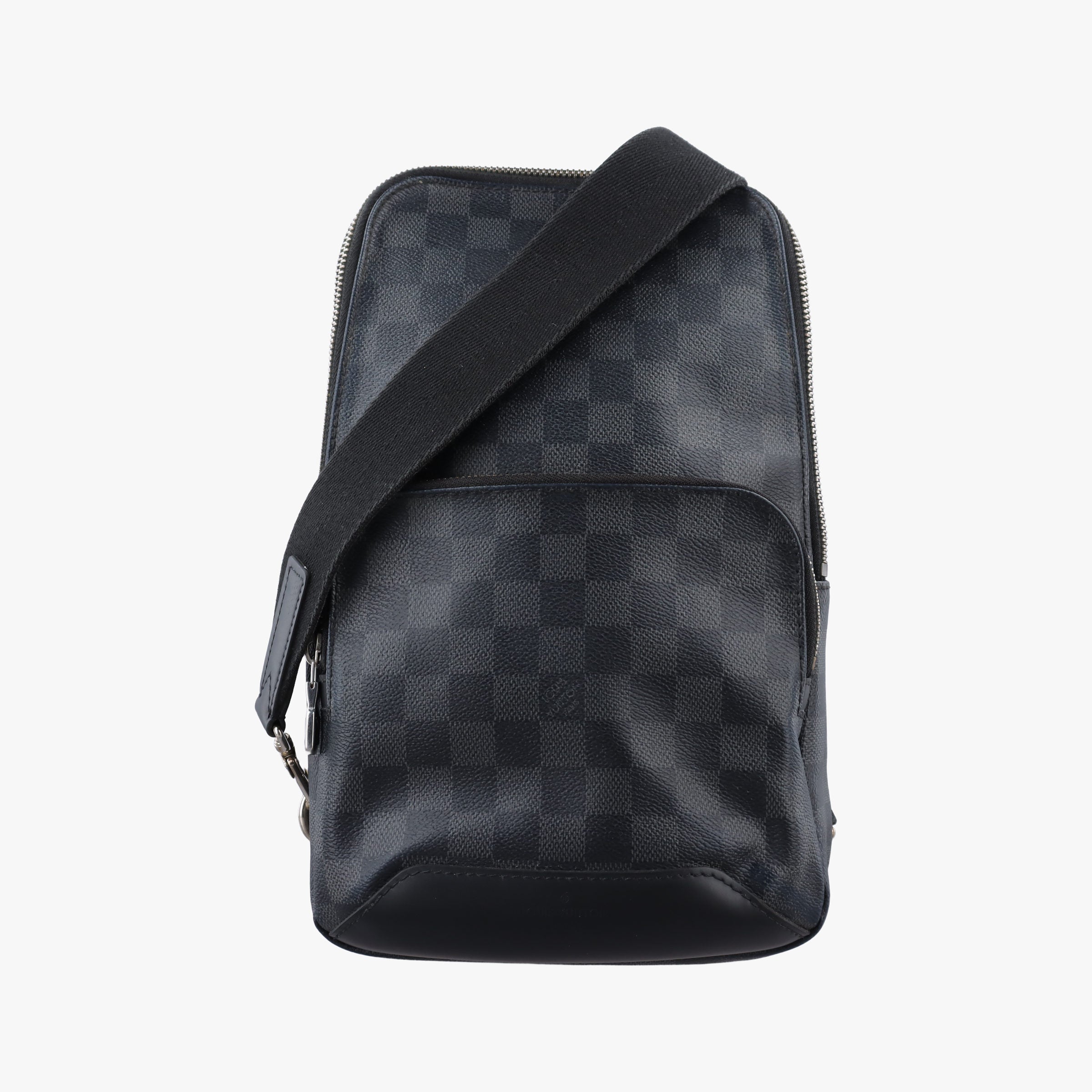 Pre-owned Louis Vuitton Avenue Slingbag Graphite Damier Graphite N41719 bum bag/waist bag | stylenewstar