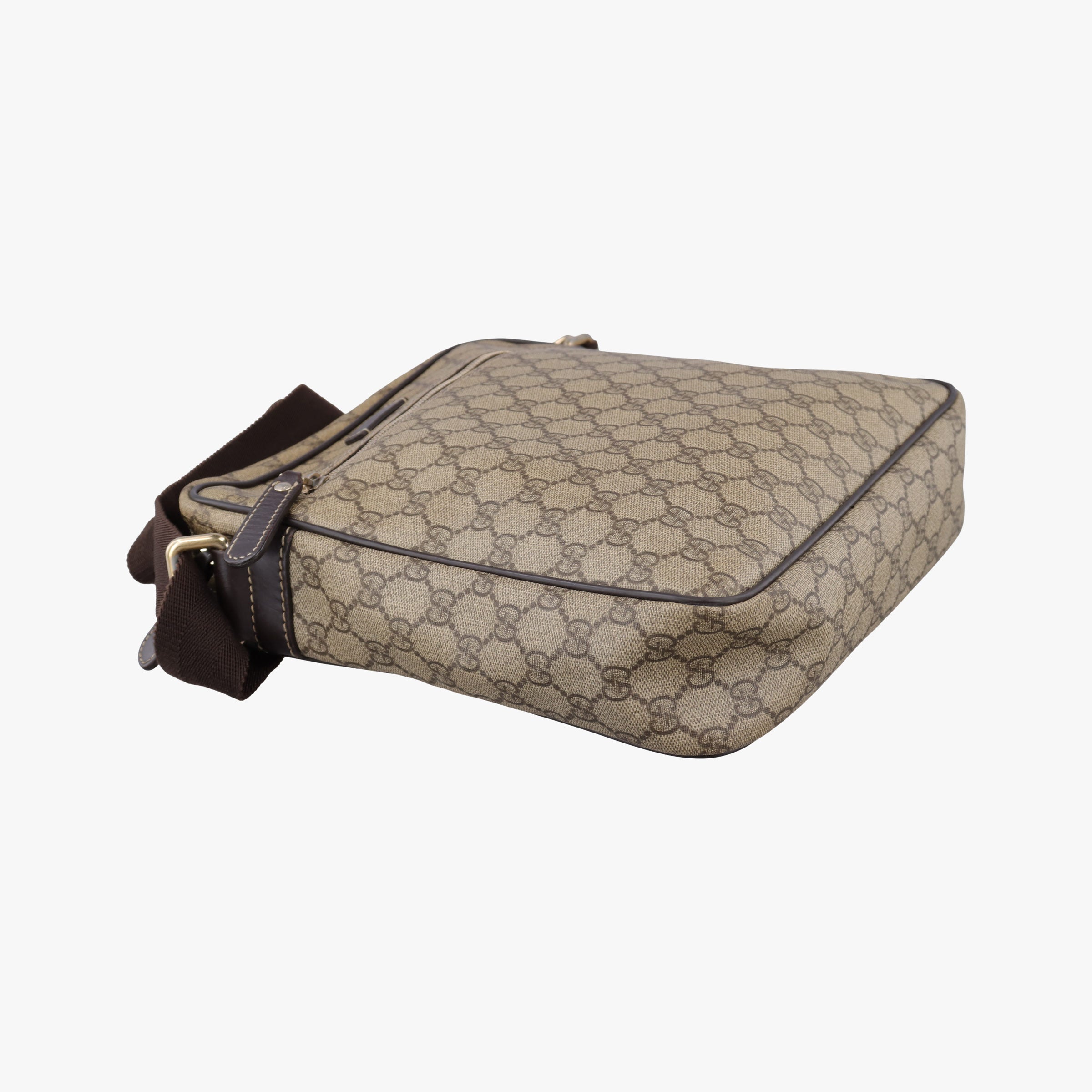 GG Imprime Messenger khaki PVC coated canvas×Leather 201448 F6897531GGインプリメ メッセンジャー カーキ PVCコーティングキャンバス×レザー 201448 F6897531