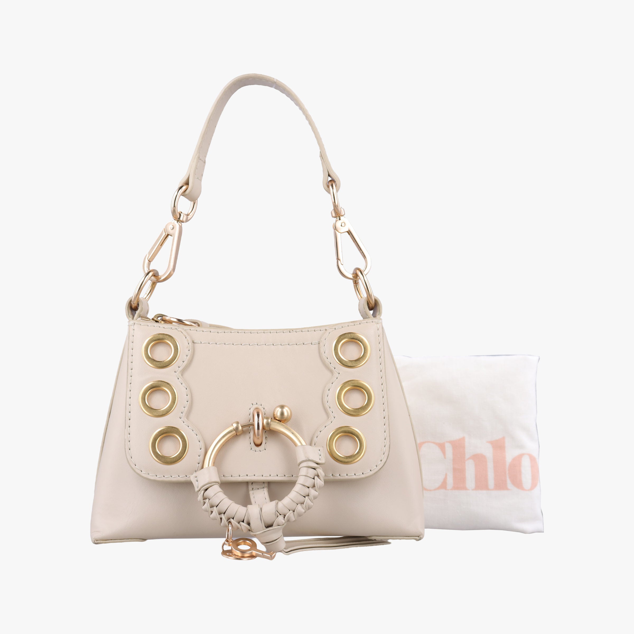 Sac joan Beige Leather 01-20-86-65サック ジョアン ベージュ レザー 01-20-86-65