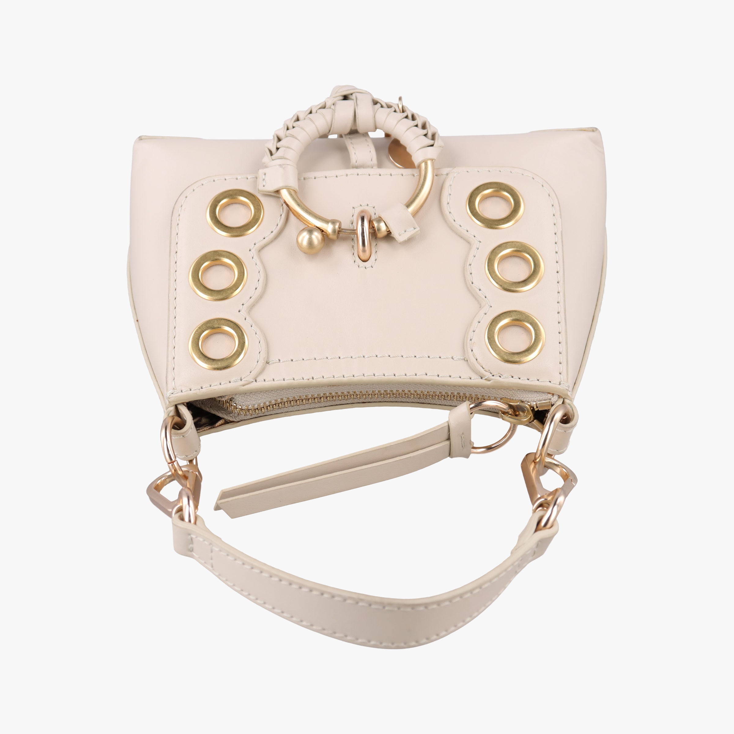 Sac joan Beige Leather 01-20-86-65サック ジョアン ベージュ レザー 01-20-86-65