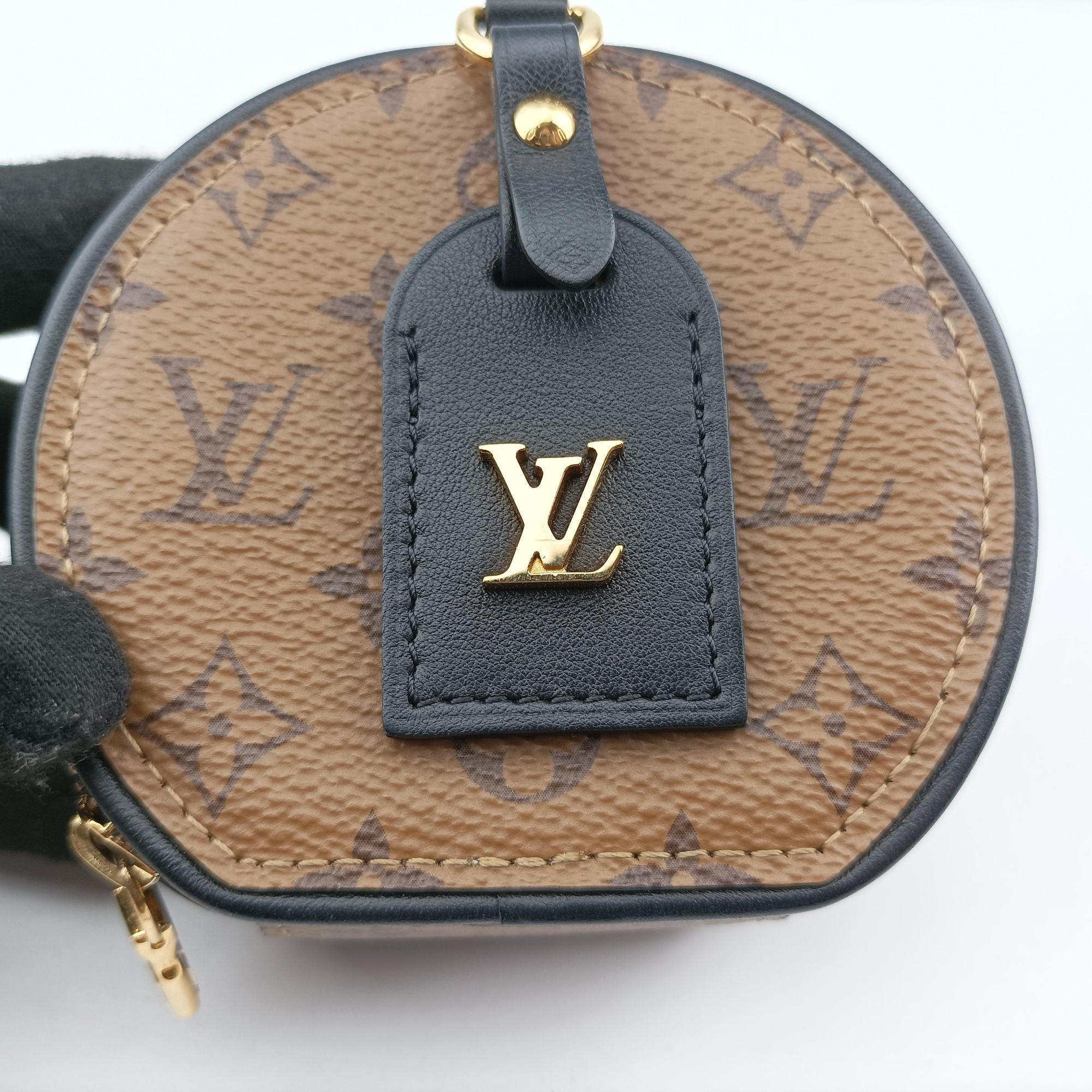 Mini Boite Chapeau Brown Monogram Reverse M68577 NZ4119 IC Chipミニ ボワット シャポー モノグラム/ブラウン モノグラム リバース M68577 NZ4119 ICチップ