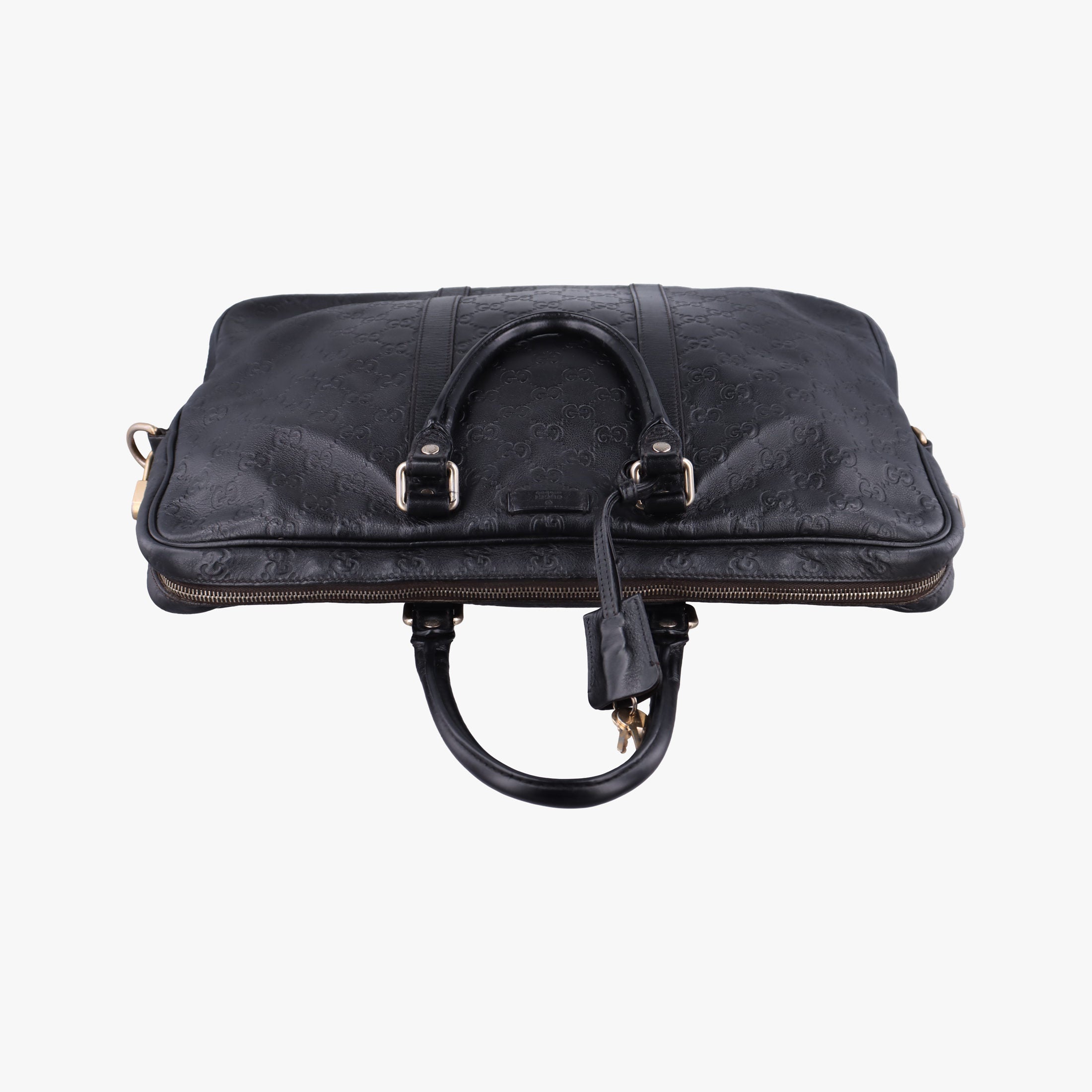 Guccissima briefcase Black Leather 208463 H012916299グッチシマ ブリーフケース ブラック レザー 208463 H012916299