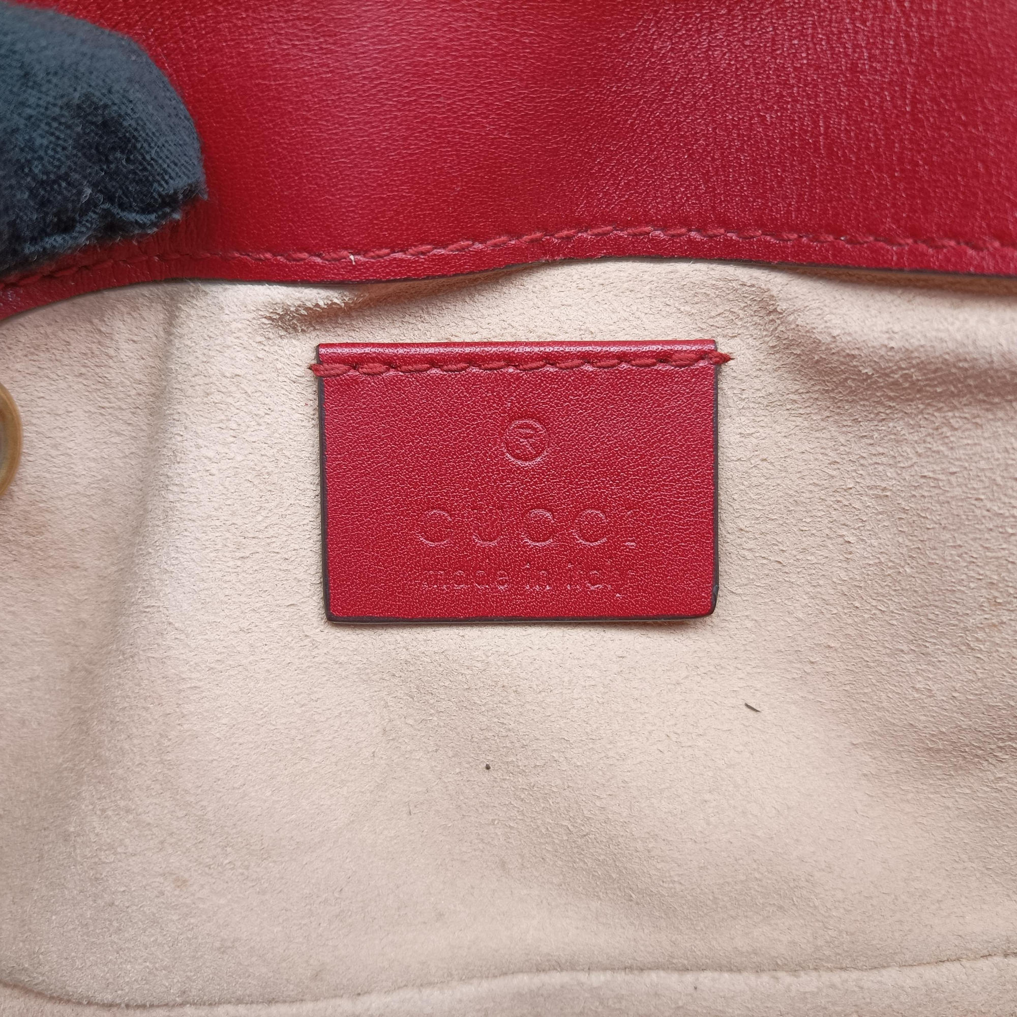 GG Marmont Red Leather 476433 GGマーモント レッド レザー 476433