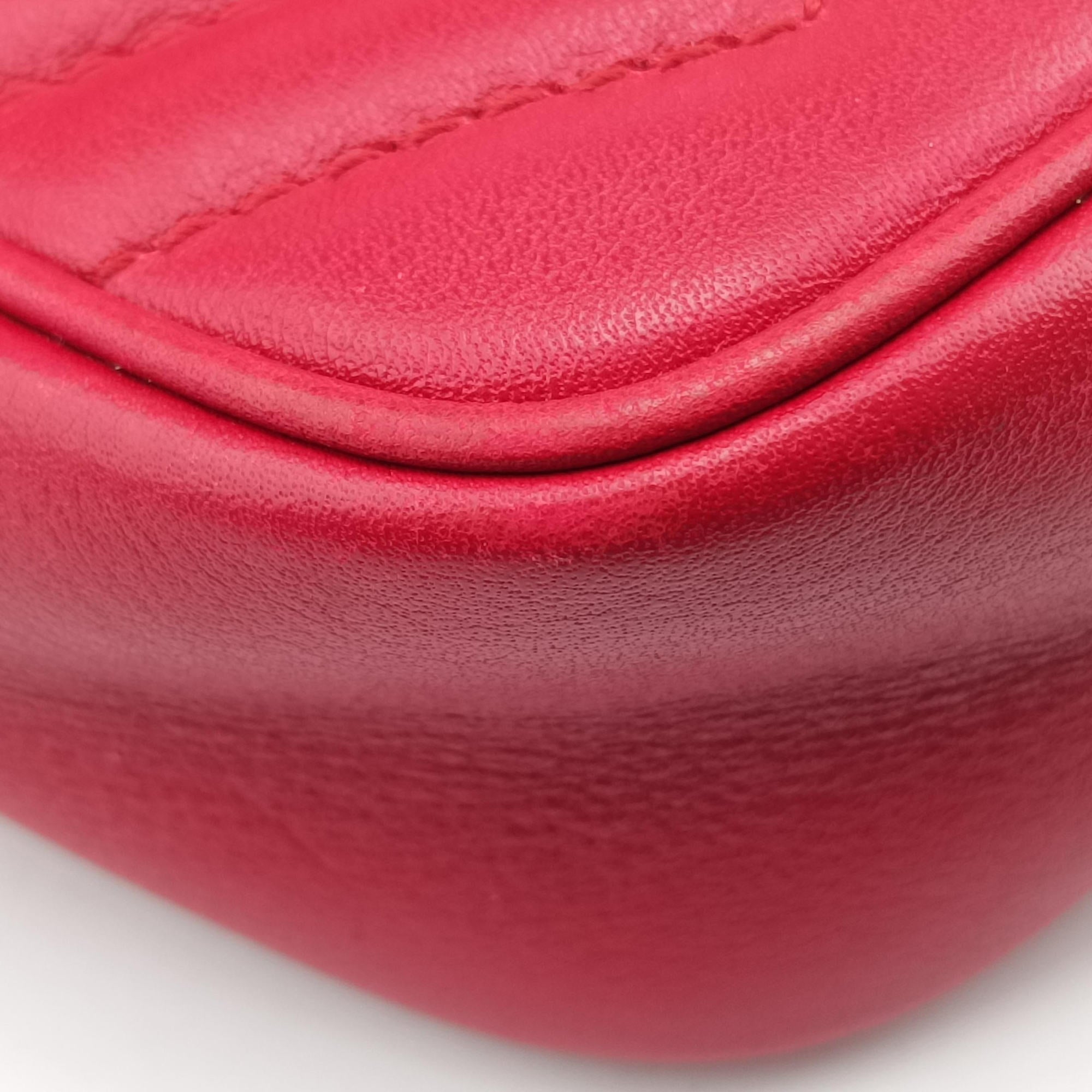 GG Marmont Red Leather 476433 GGマーモント レッド レザー 476433