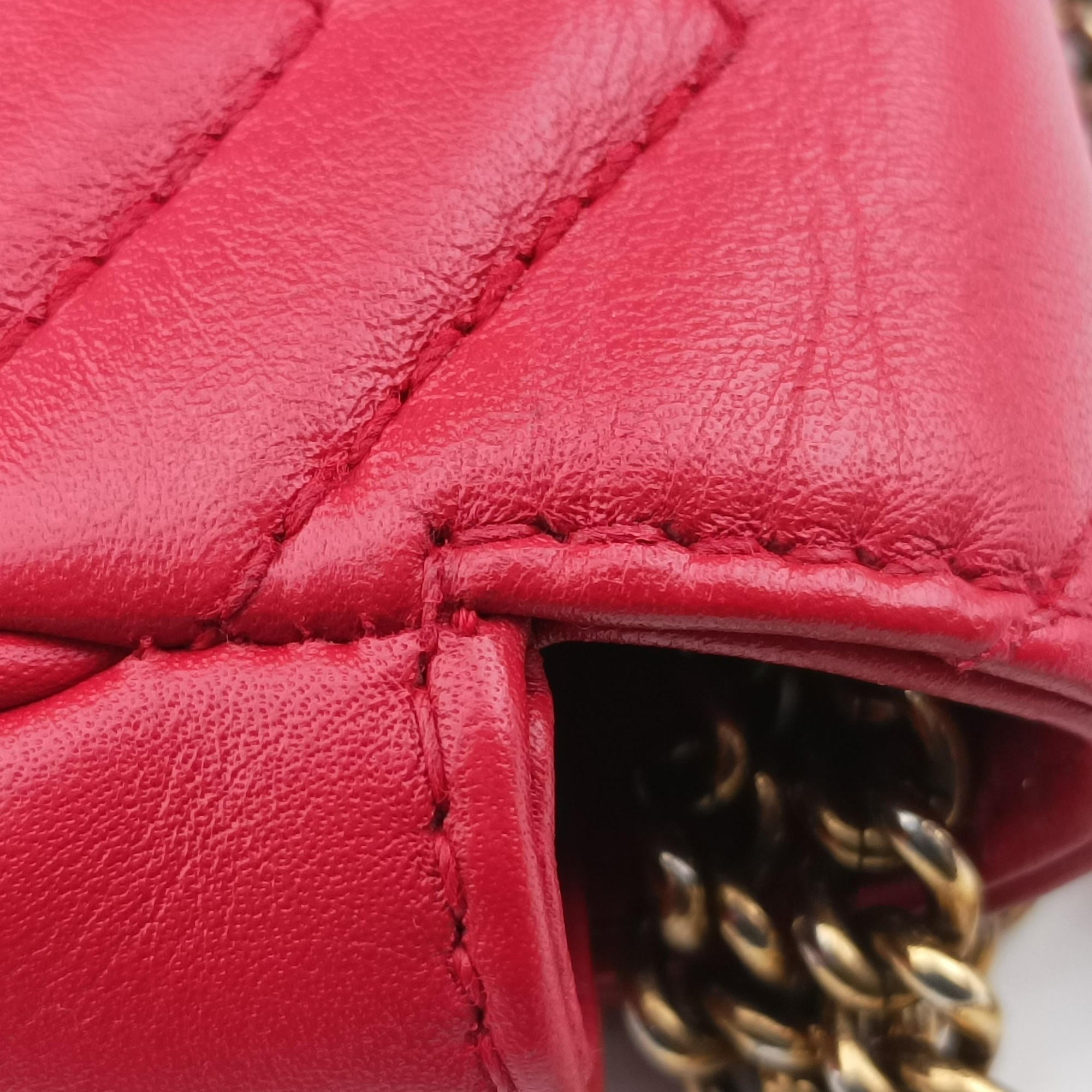 GG Marmont Red Leather 476433 GGマーモント レッド レザー 476433