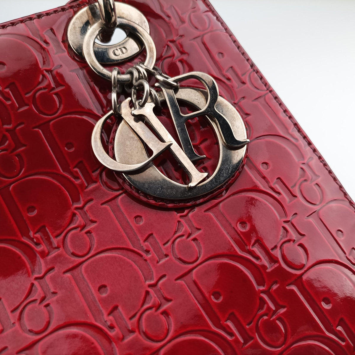 Lady Dior Red Patent MA 0091レディディオール レッド パテント MA 0091