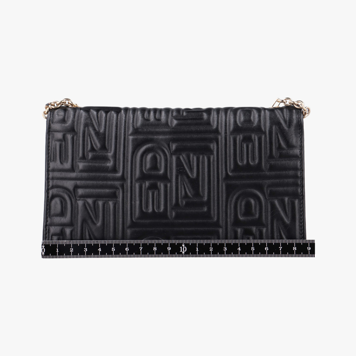 Embossed Logo Black lambskin 8M0219 2401-8M0219-YMY-088エンボス ロゴ ブラック ラムスキン 8M0219 2401-8M0219-YMY-088