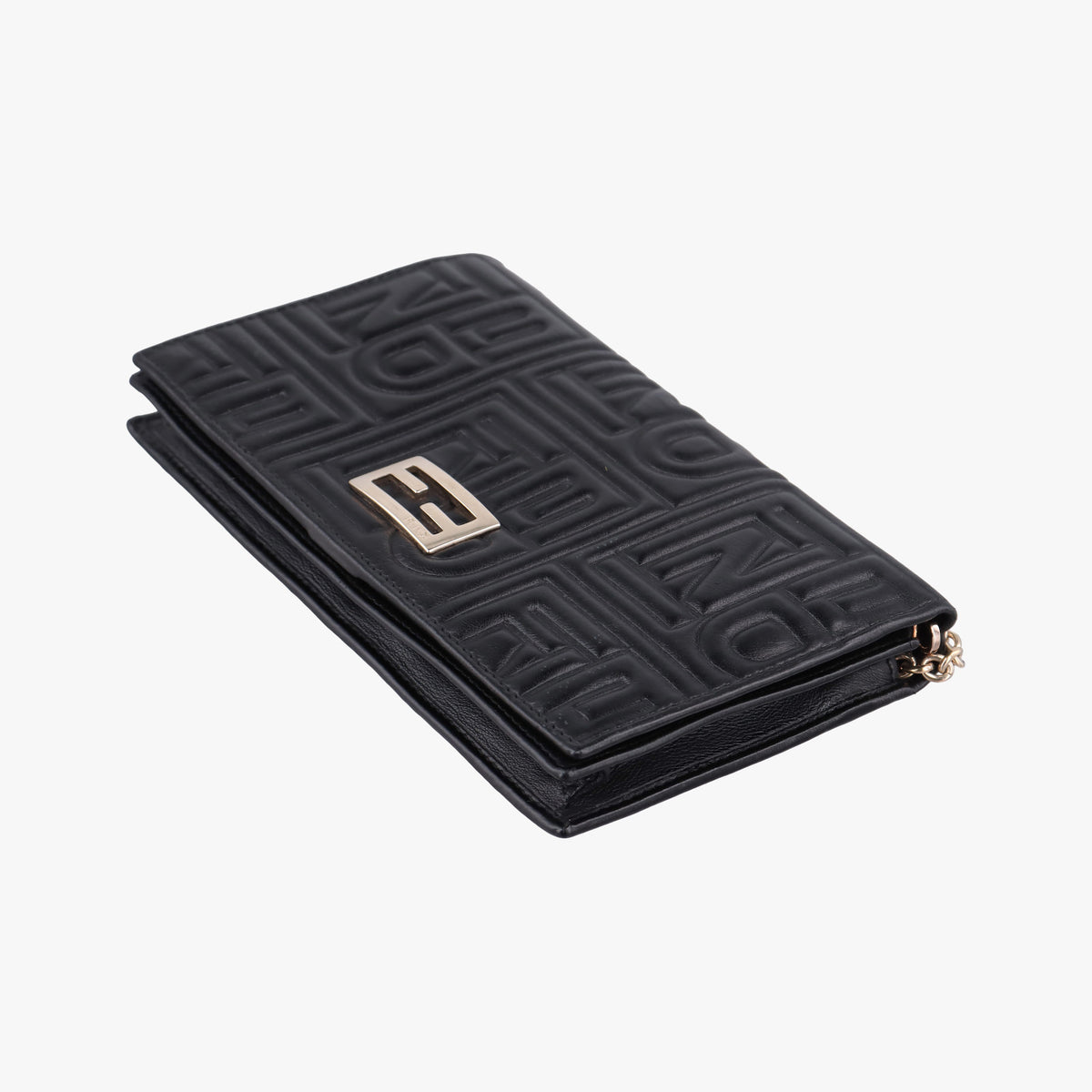 Embossed Logo Black lambskin 8M0219 2401-8M0219-YMY-088エンボス ロゴ ブラック ラムスキン 8M0219 2401-8M0219-YMY-088