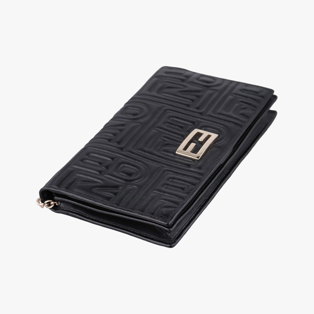Embossed Logo Black lambskin 8M0219 2401-8M0219-YMY-088エンボス ロゴ ブラック ラムスキン 8M0219 2401-8M0219-YMY-088