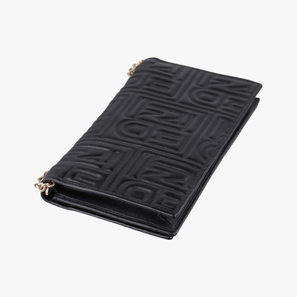 Embossed Logo Black lambskin 8M0219 2401-8M0219-YMY-088エンボス ロゴ ブラック ラムスキン 8M0219 2401-8M0219-YMY-088